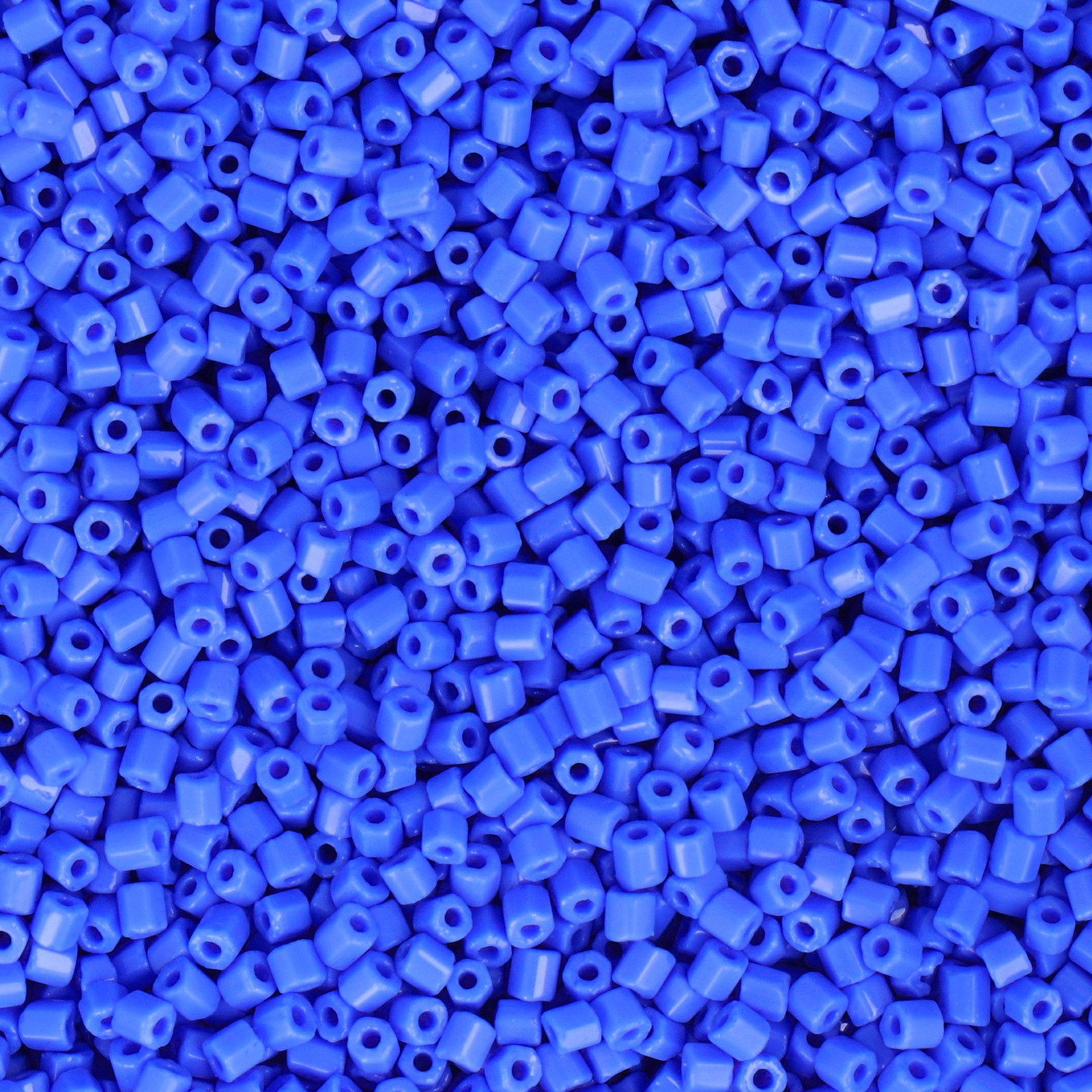 preciosa seed beadtwo-cut 11/0 opaque medium blue | 20gr