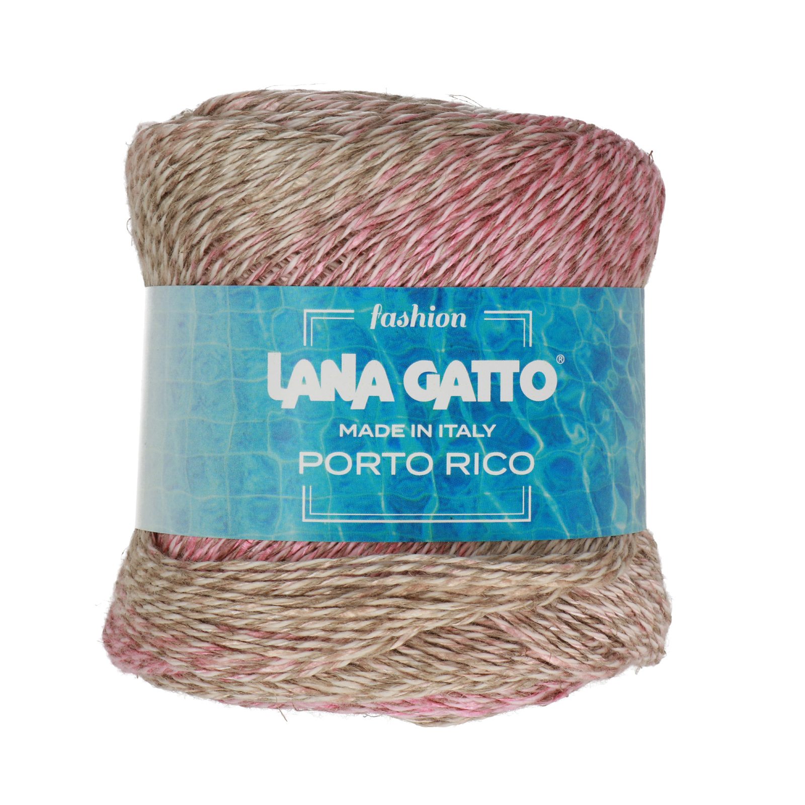 lana gatto porto rico - rosa mix (30452) - 100gr (300mt) | 1pc
