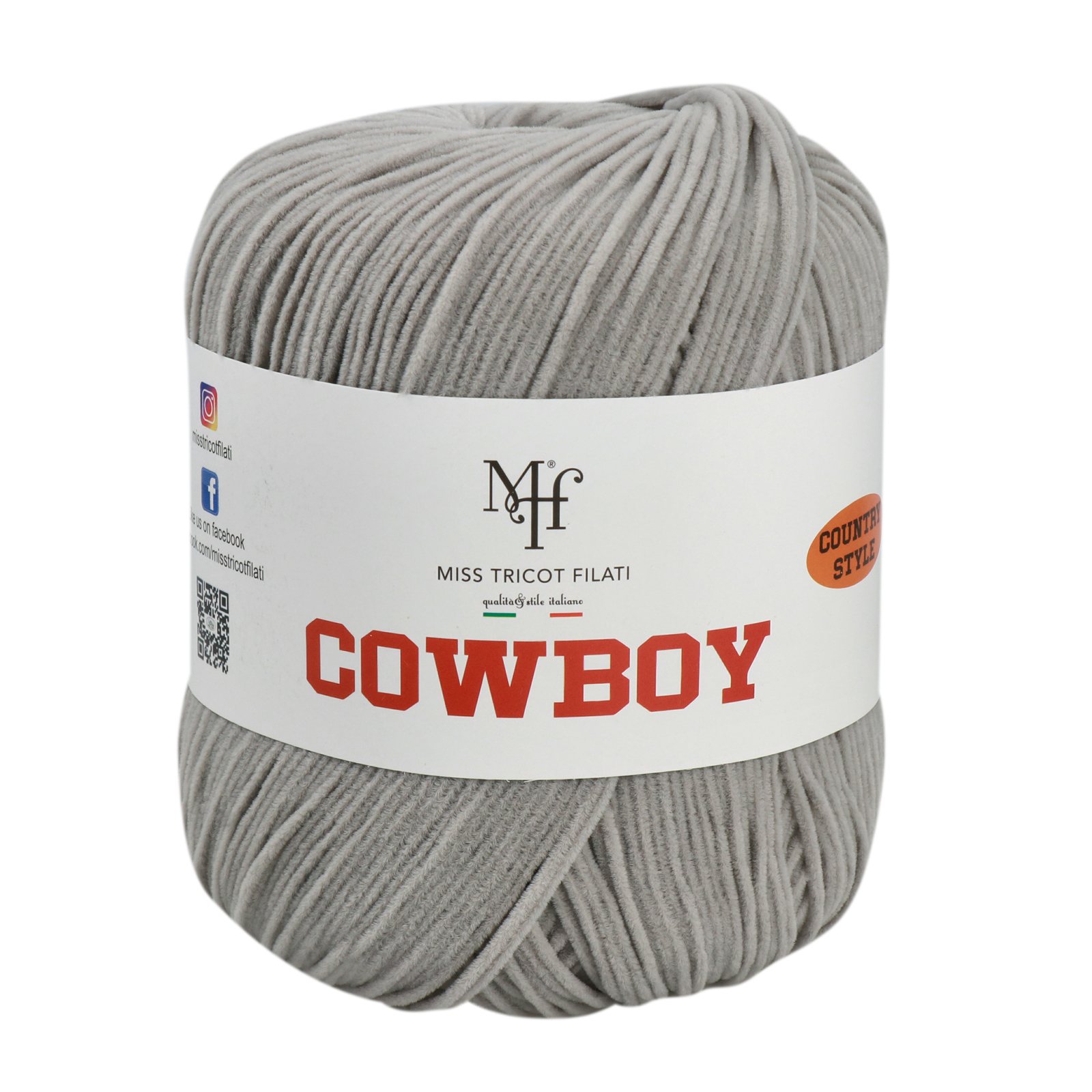 miss tricot filati cowboy grey (16) - 50gr (160mt) | 1pc
