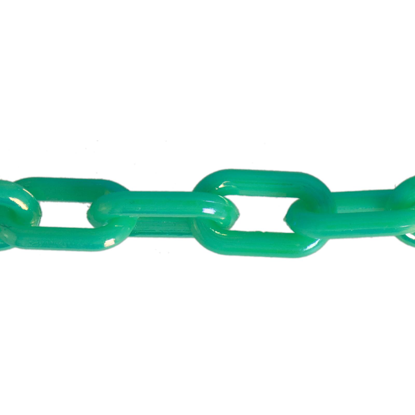iris turquoise polyester chain 13x8mm | 40cm