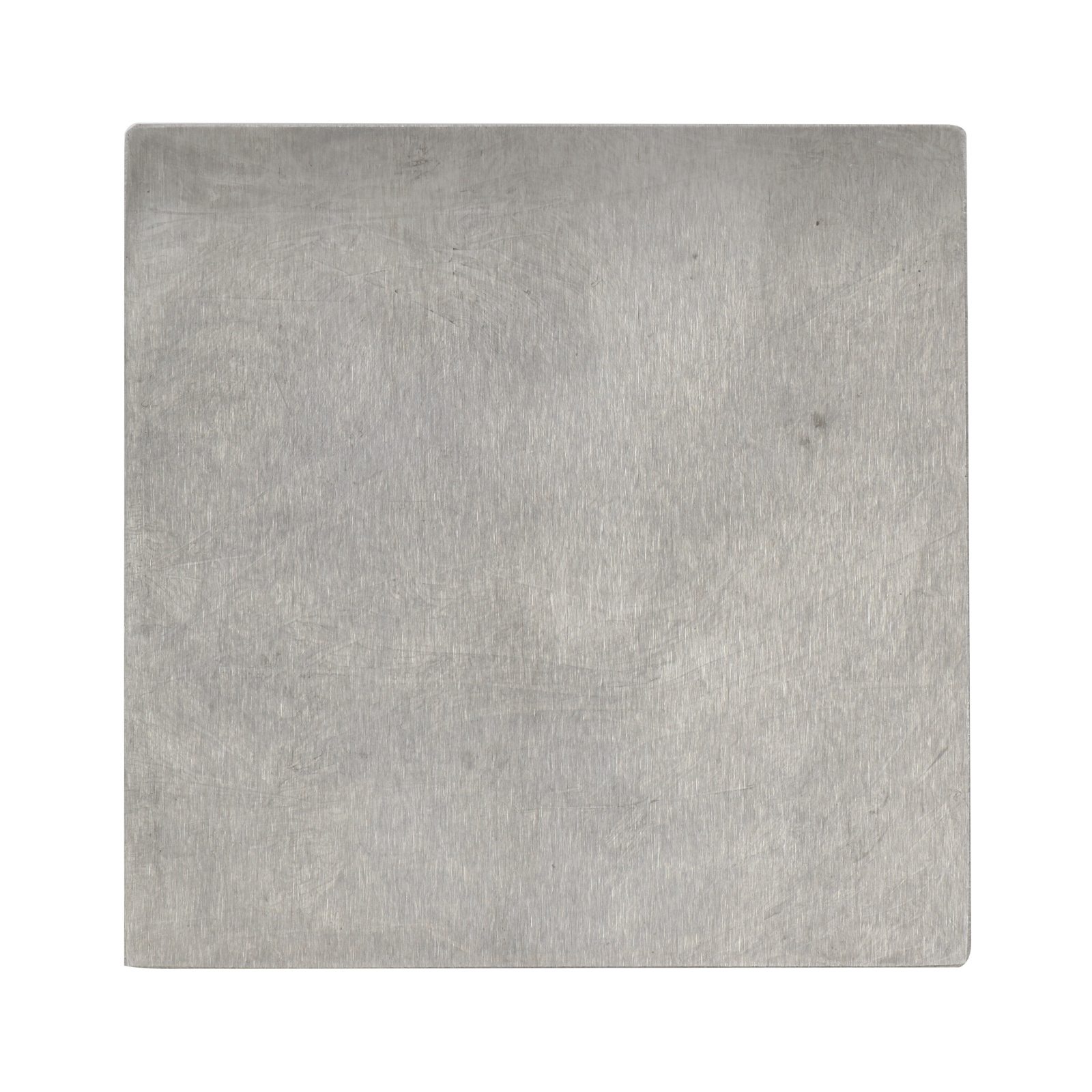 bankblock aus stahl mit gummifüßen 10x10cm | 1st
