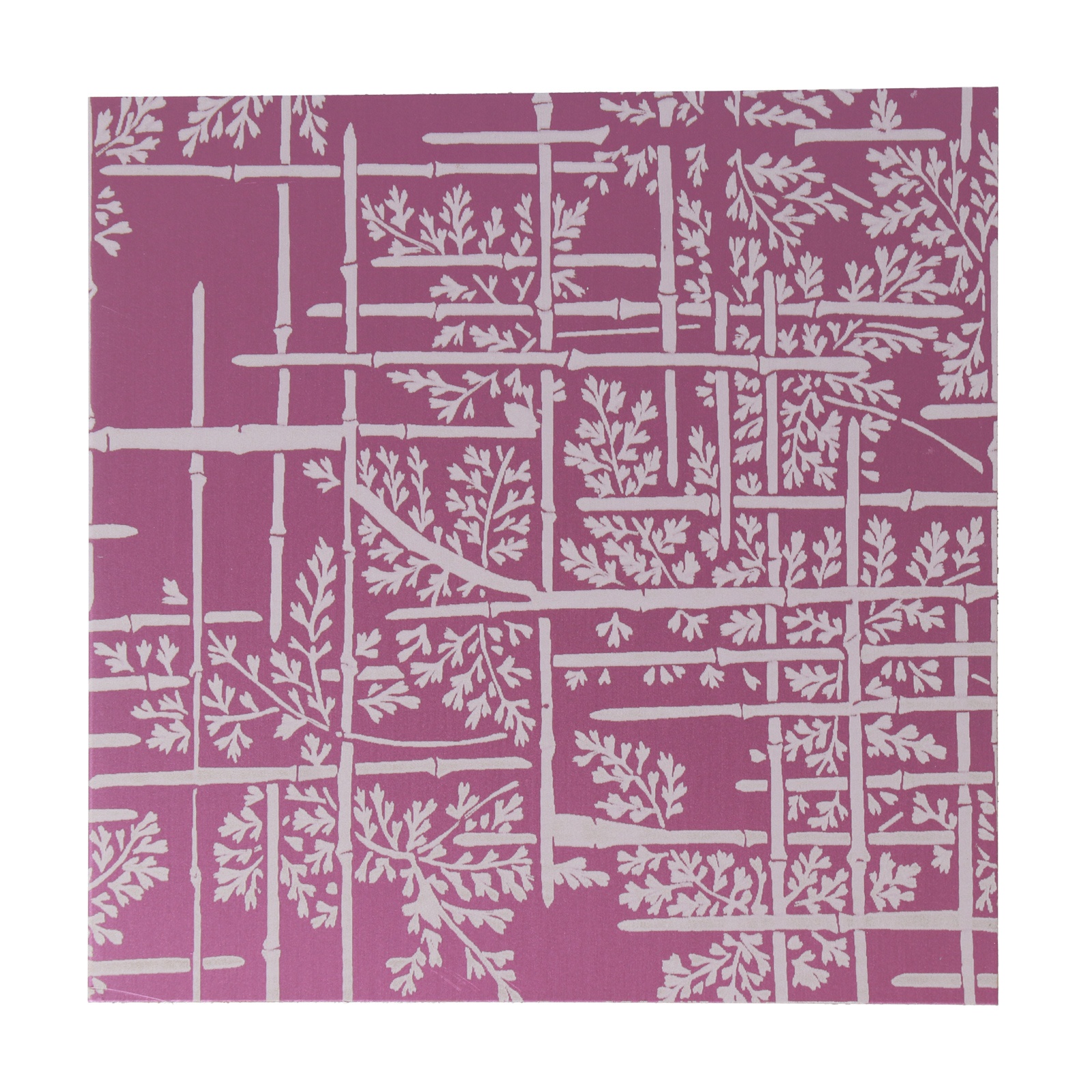 aluminum rosa sheet bamboo design 7,5cm - 24 gauge | 1pc