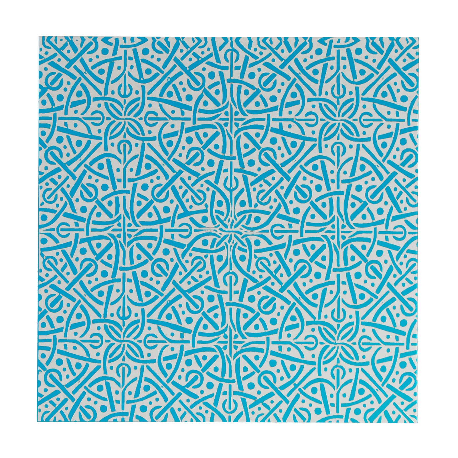 aluminiumblech türkis 7,5cm - design tribal - dicke 24 gauge | 1st
