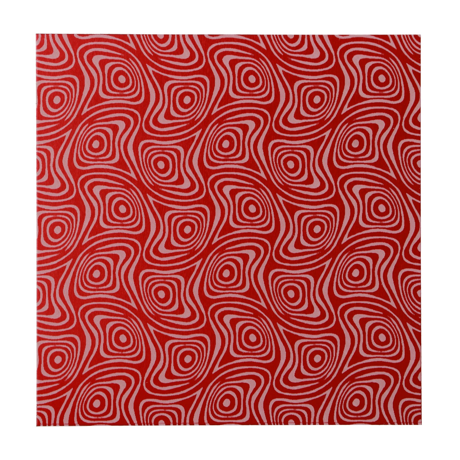 aluminum red sheet optic design 7,5cm - 24 gauge | 1pc