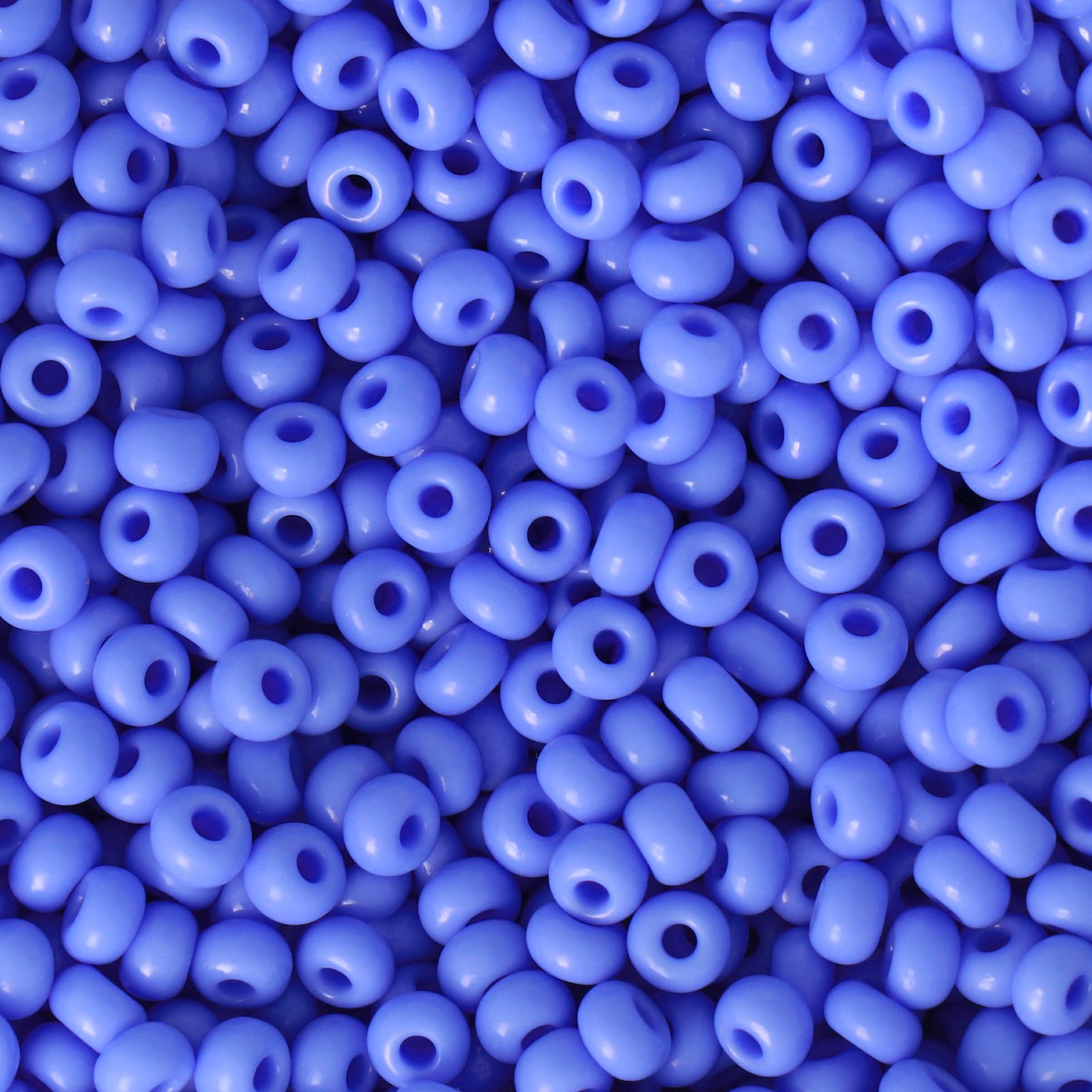 sattperlen preciosa rocailles 5/0 opaque pale blue | 20gr