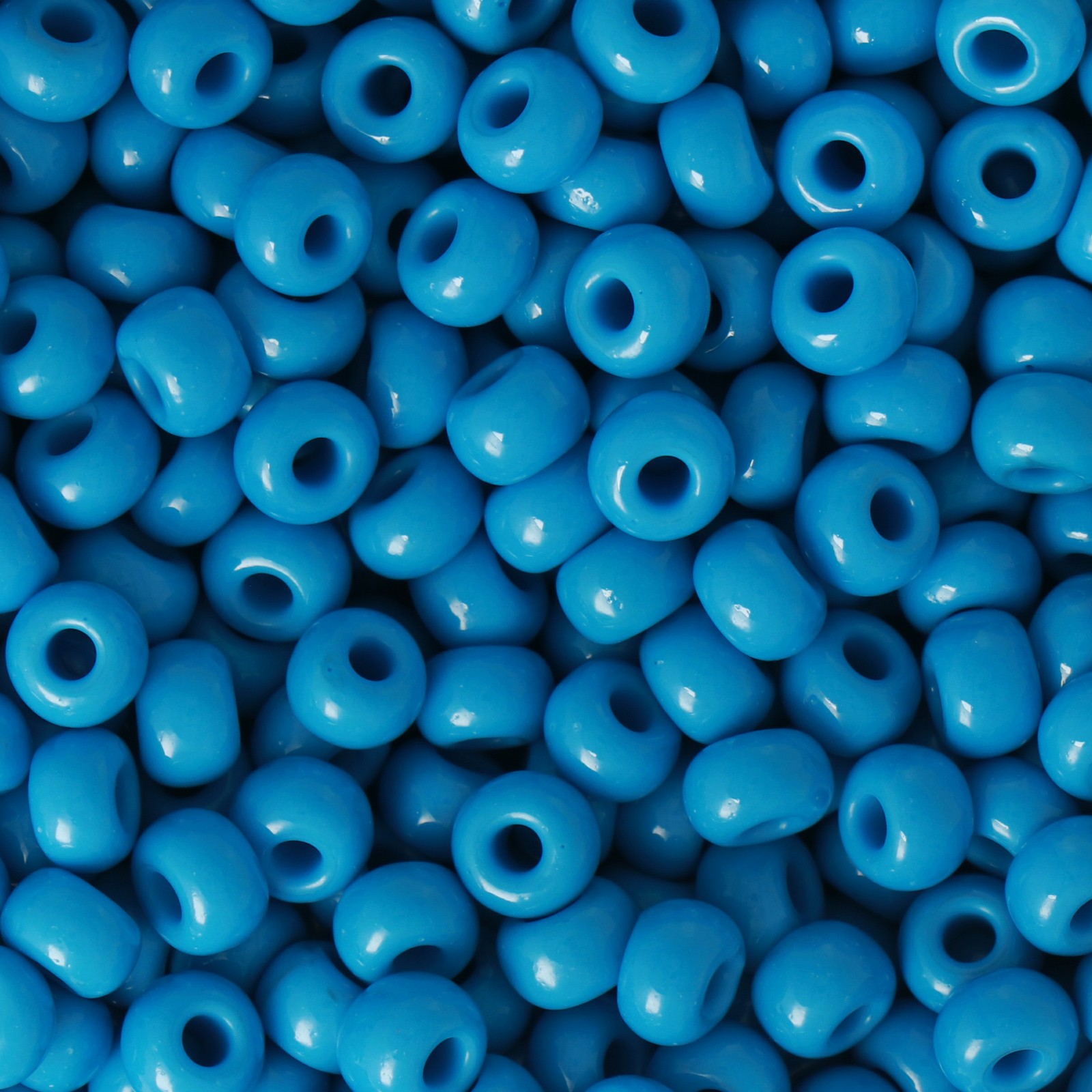 preciosa seed bead rocailles 2/0 opaque blue turquoise | 20gr