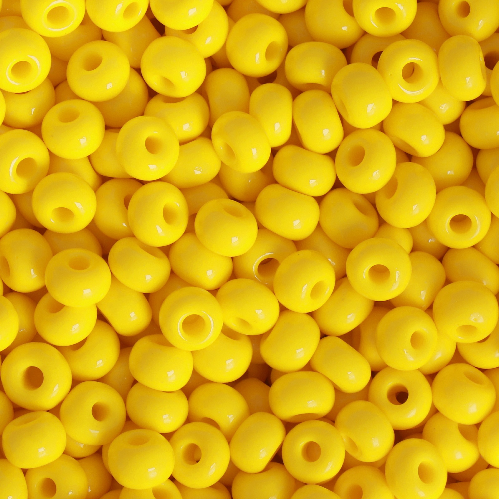 preciosa seed bead rocailles 2/0 opaque yellow | 20gr