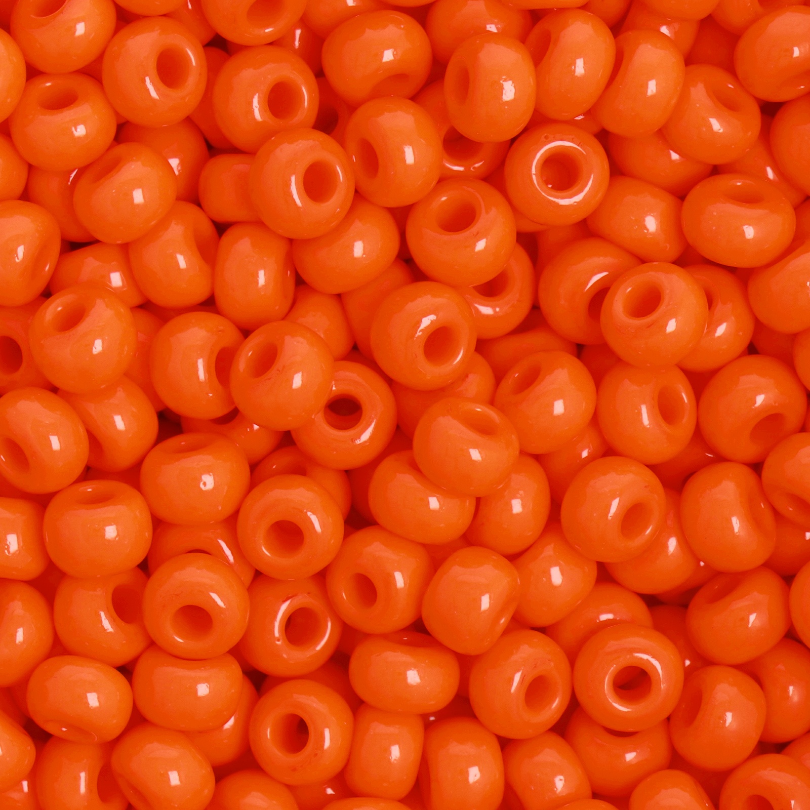 preciosa seed bead rocailles 2/0 opaque orange | 20gr