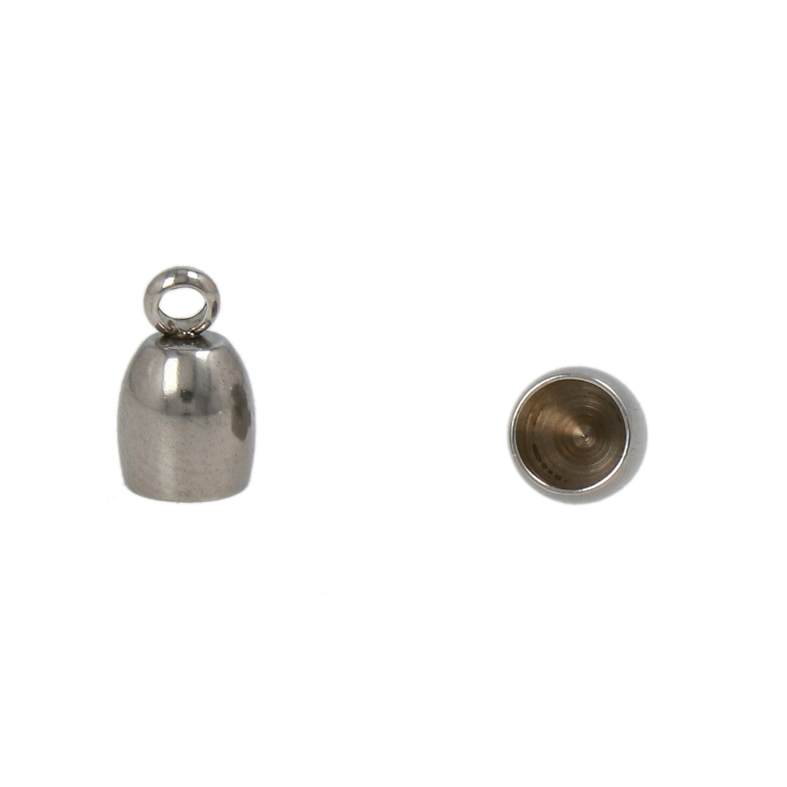 endkappe edelstahl 9x5mm (4mm innendurchmesser) | 6st