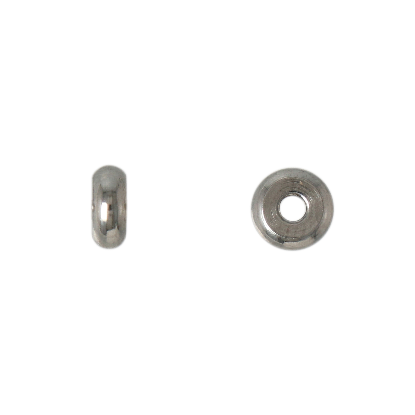 stainless steel spacer heishi bead 5x2mm | 40pc