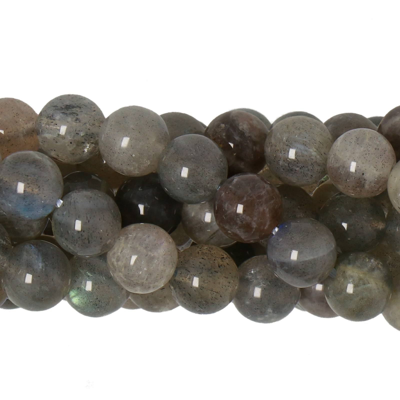 labradorite smooth round 6mm | 12pc