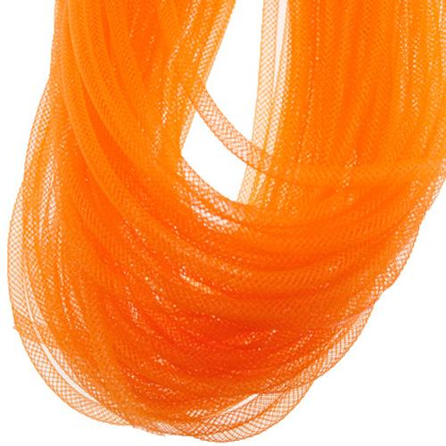 plastic net tubolar mesh - orange 4mm | 4mt