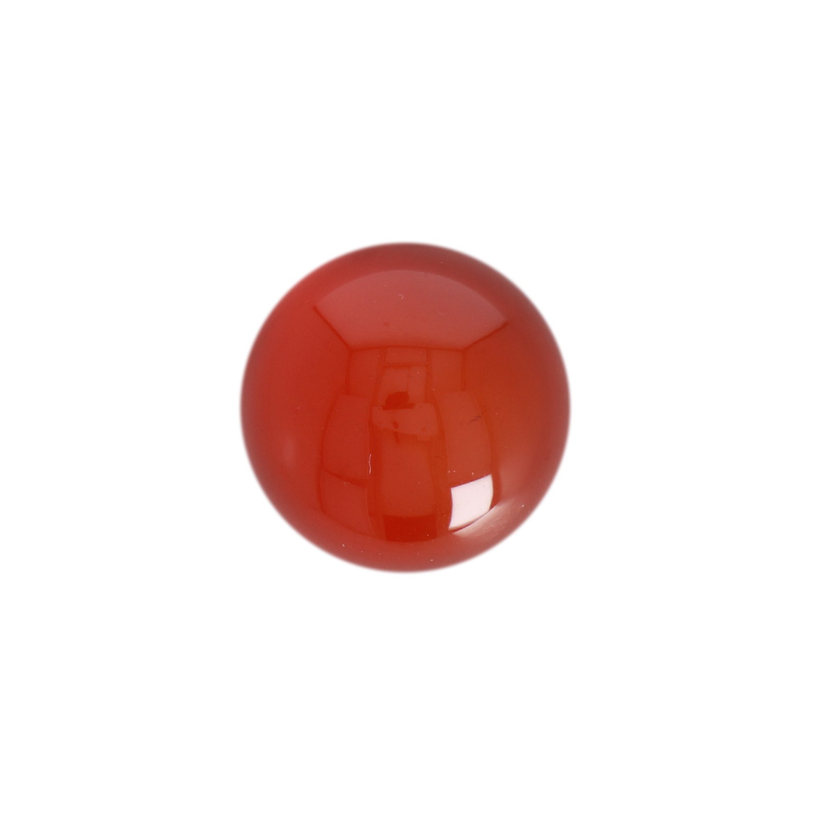 red agate cabochon smooth round 14mm | 1pc