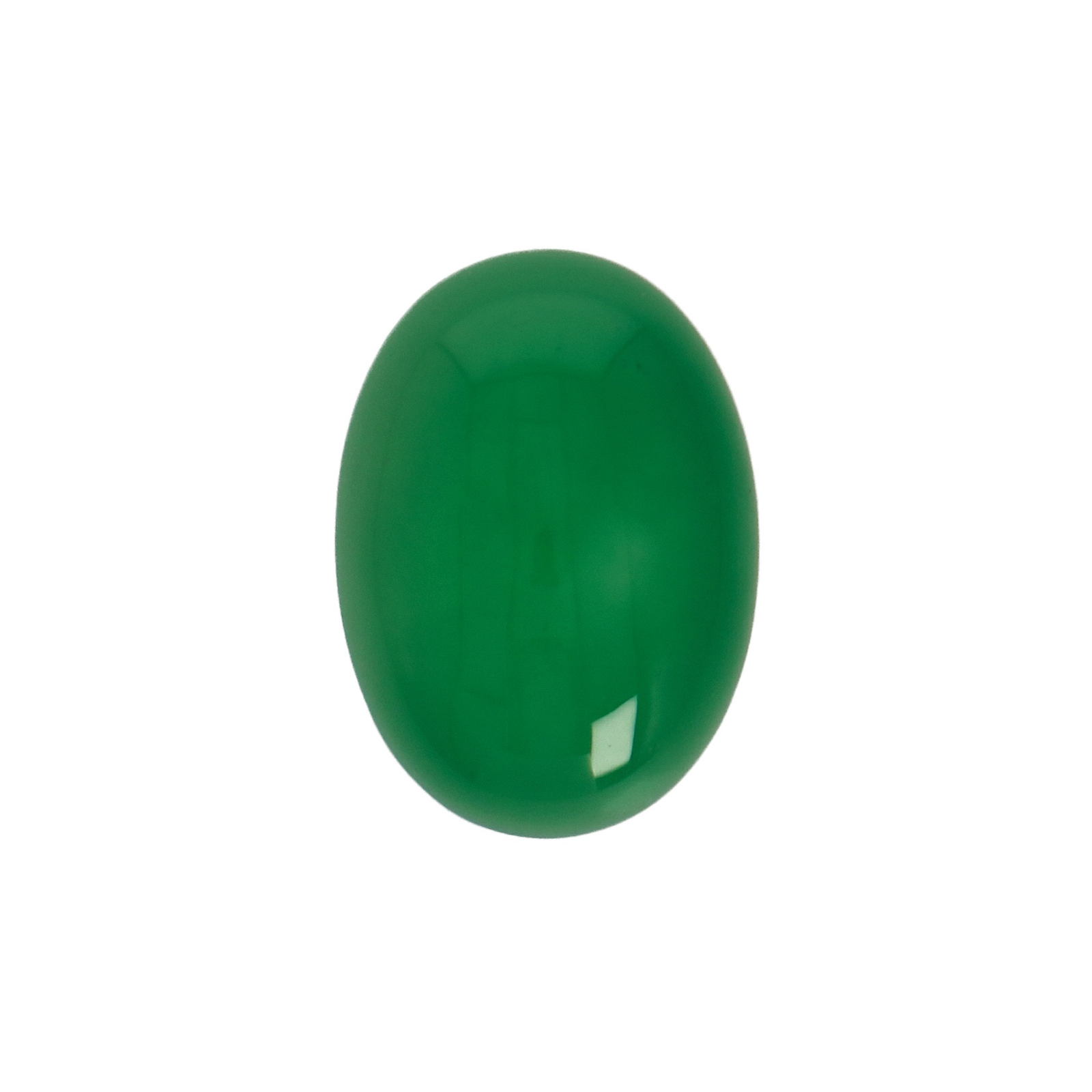 green onix cabochon smooth oval 18x13mm | 1pc