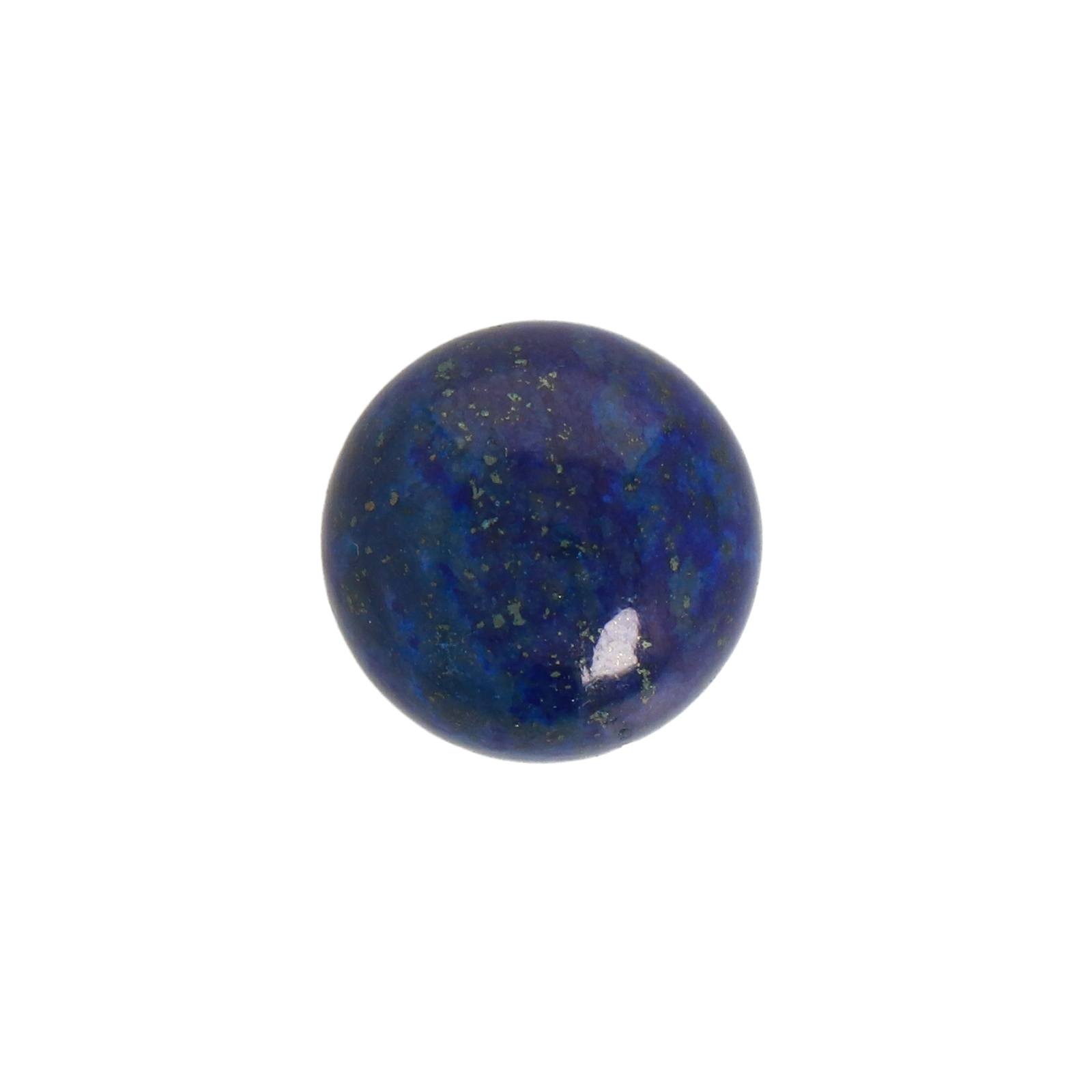 dyed lapislazzuli cabochon smooth round 14mm | 1pc