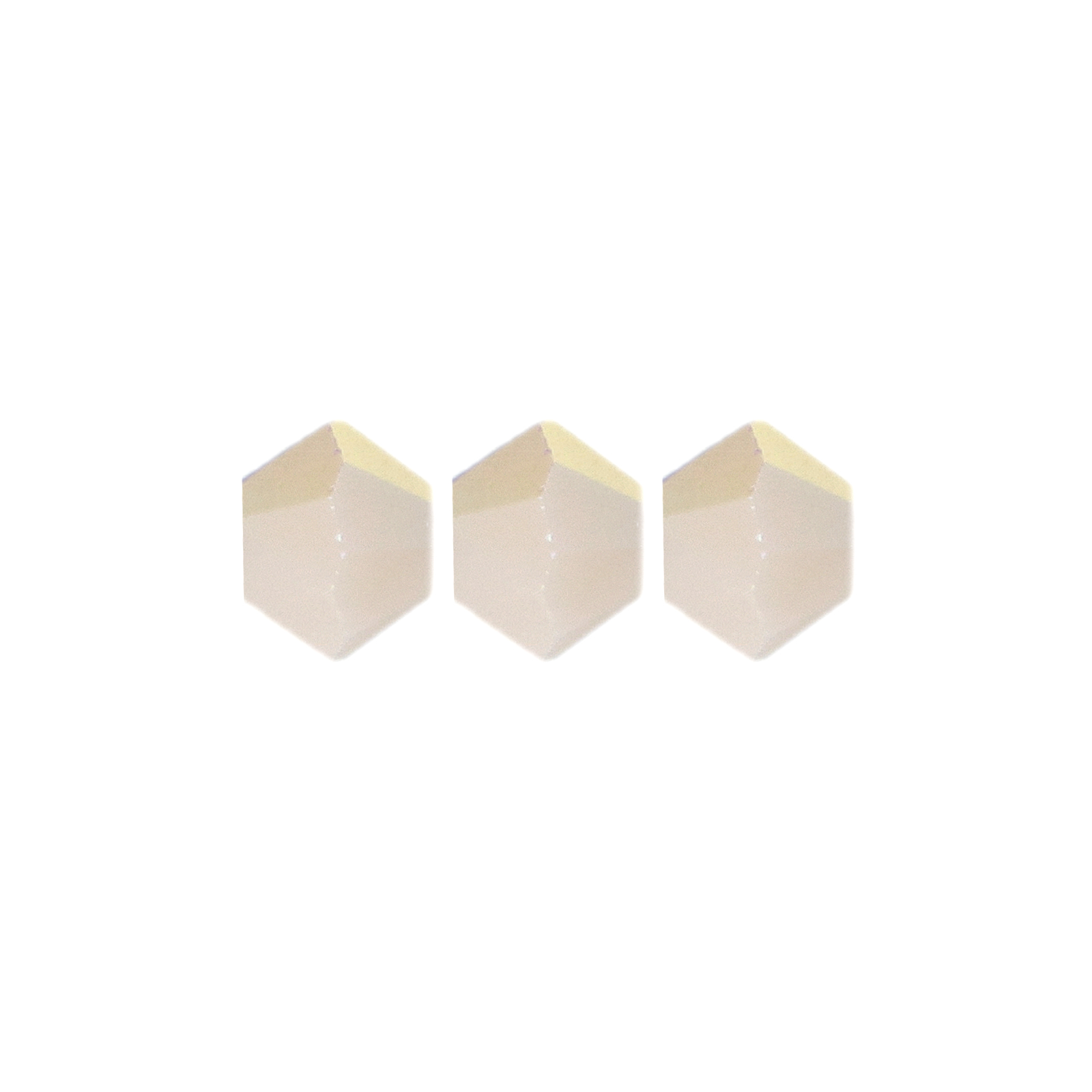 bicone brilliant opaque champagne ab 3mm | 120pc