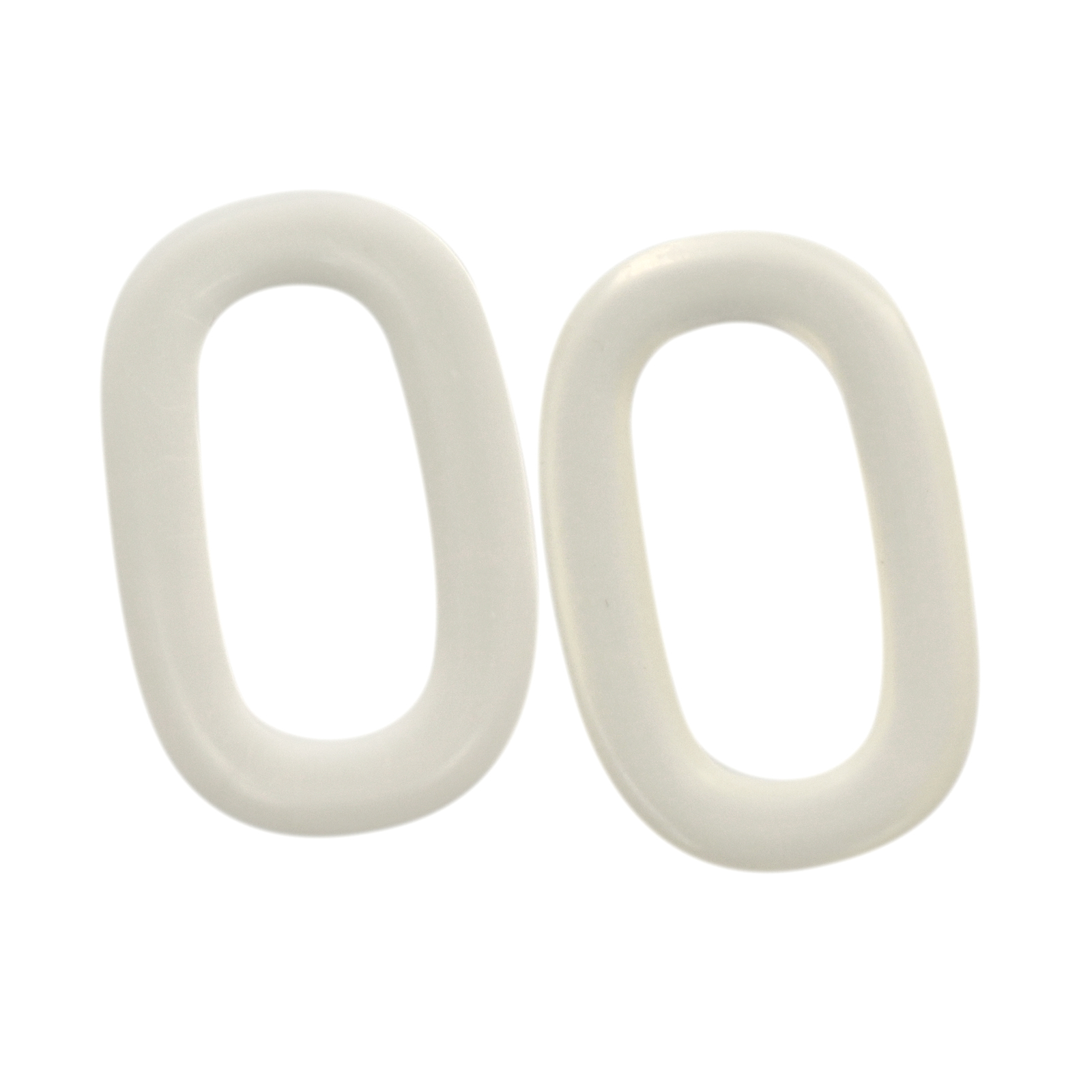 oval ringe transparent 33x22mm | 2st