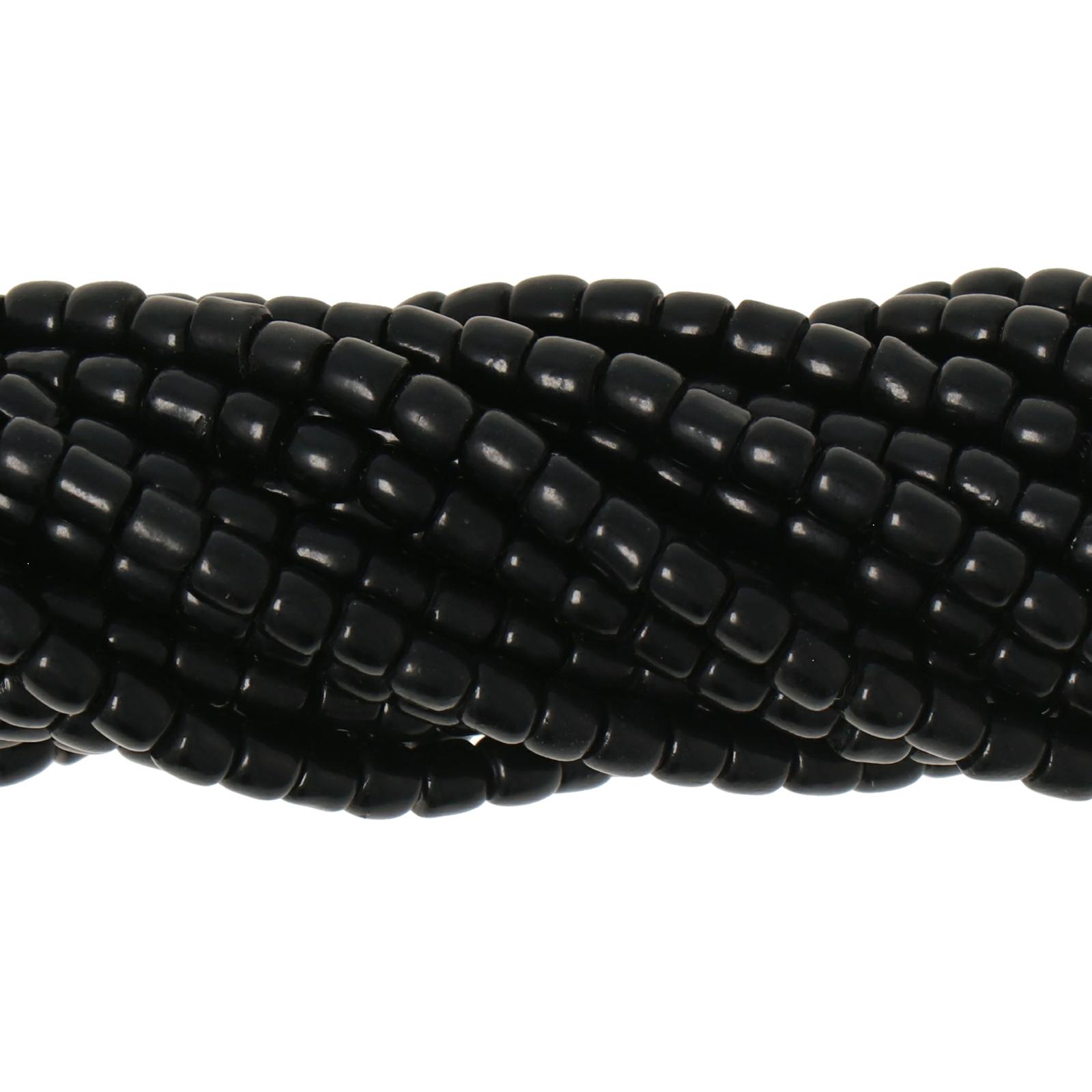 schwarz korallen glatt heishi 3x3mm | 40st