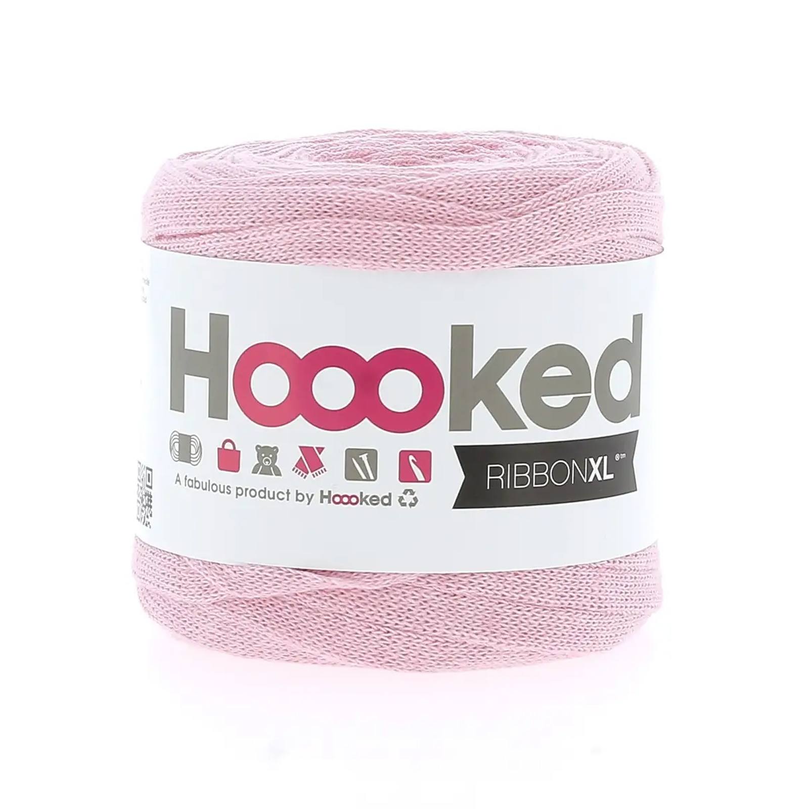 hoooked ribbon xl solid 80gr - sweet pink (40) - 125gr (60mt) | 1st