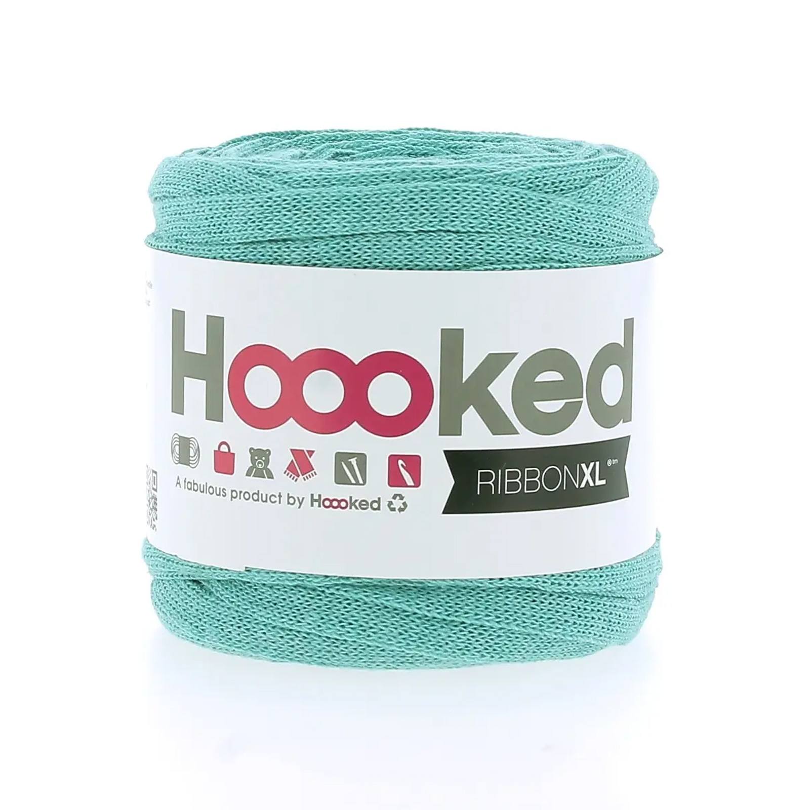 hoooked ribbon xl solid 80gr - happy mint (sp7) - 125gr (60mt) | 1pc