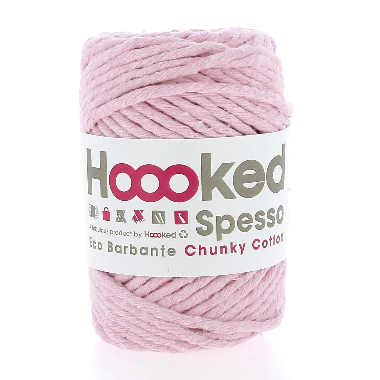 hoooked eco barbante spesso chunky cotton - blossom (510) - 200gr (50mt) | 1pc