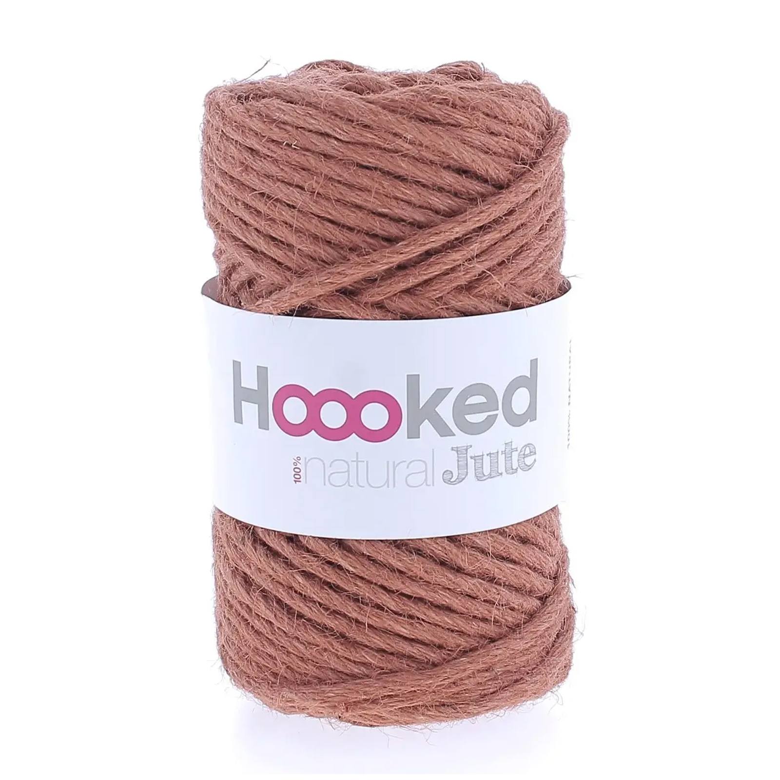 hoooked 100% natural jute - antique brick (008) - 350gr (45mt) | 1pc