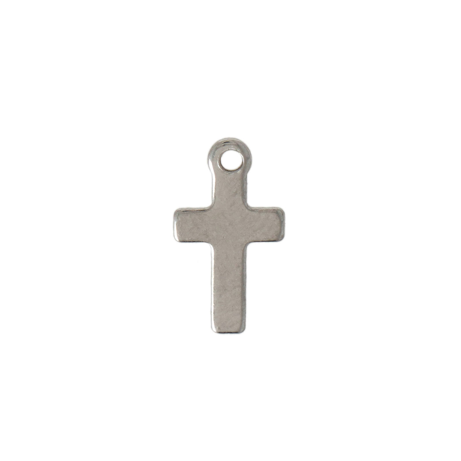 stainless stell cross charm 14x8mm | 20pc