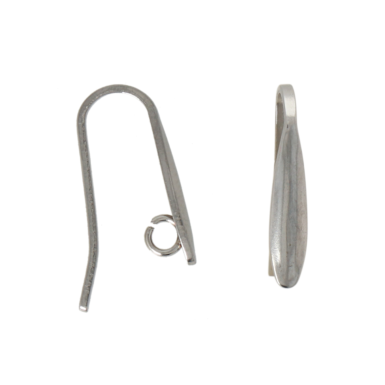 ohrhaken brisuren edelstahl 17x3mm | 8st
