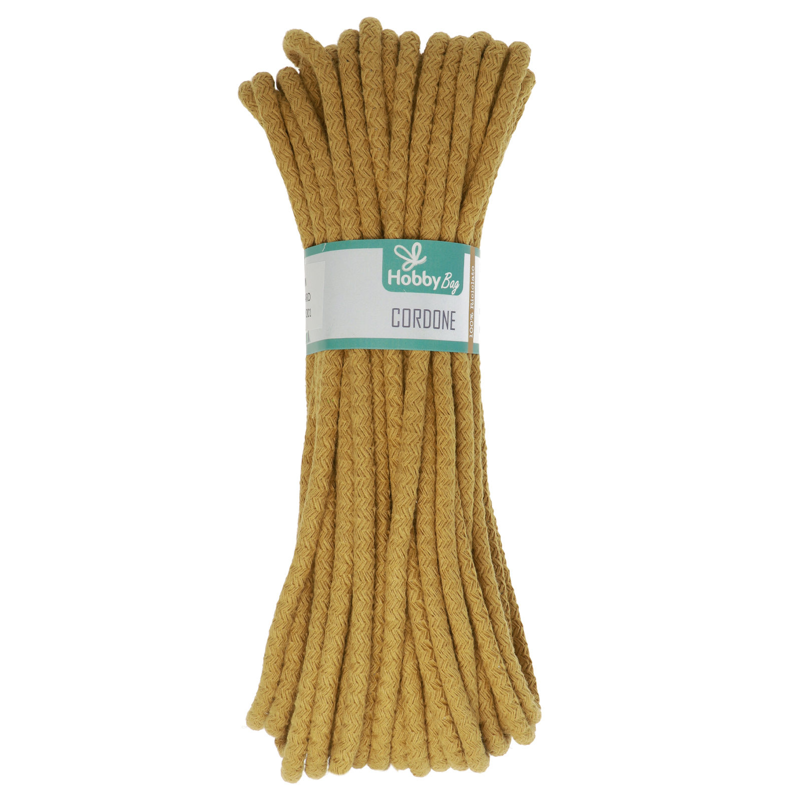 hobbybag cordone 8mm - senf (30) - 500gr (25mt) | 1st