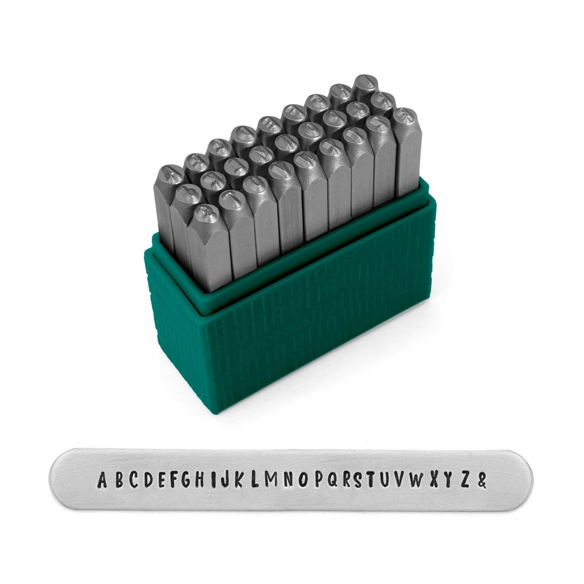 letter stamp basic homeroom alphabet 3mm uppercase | 1pc