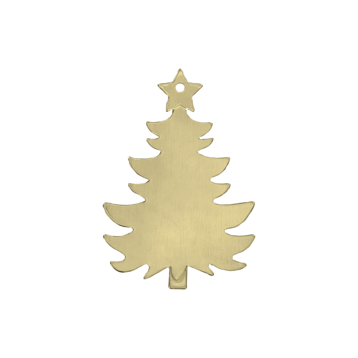 metal blanks diy christmas tree mess 74x52mm | 1st