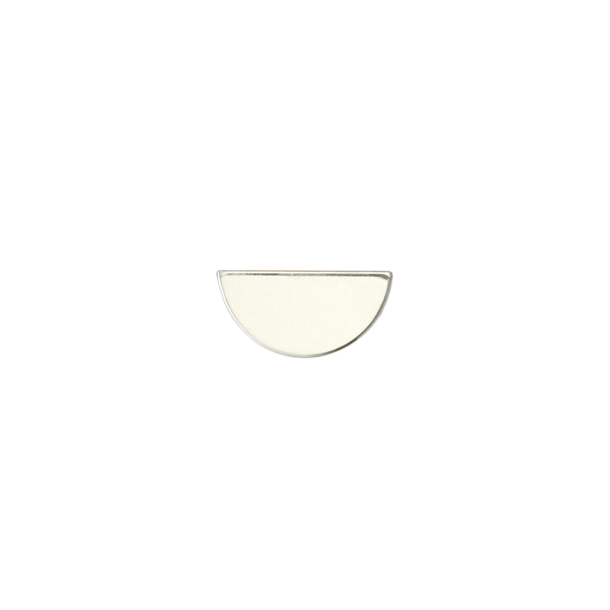 premium blanks aluminium half moon 19x9mm | 6pc