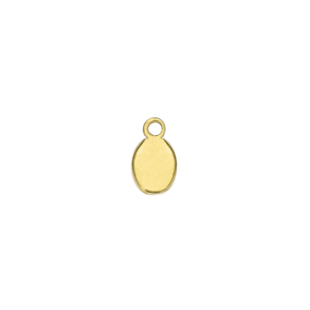premium blanks mini oval tag mess 8x5mm | 6st