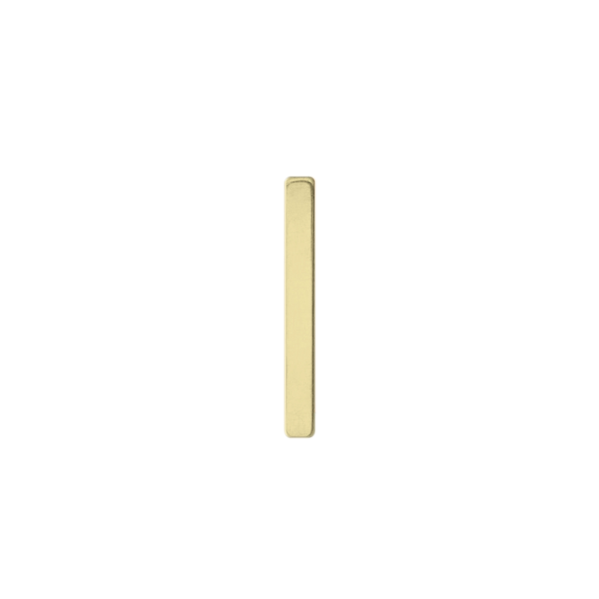premium blanks brass mini strip 30x3mm | 6pc