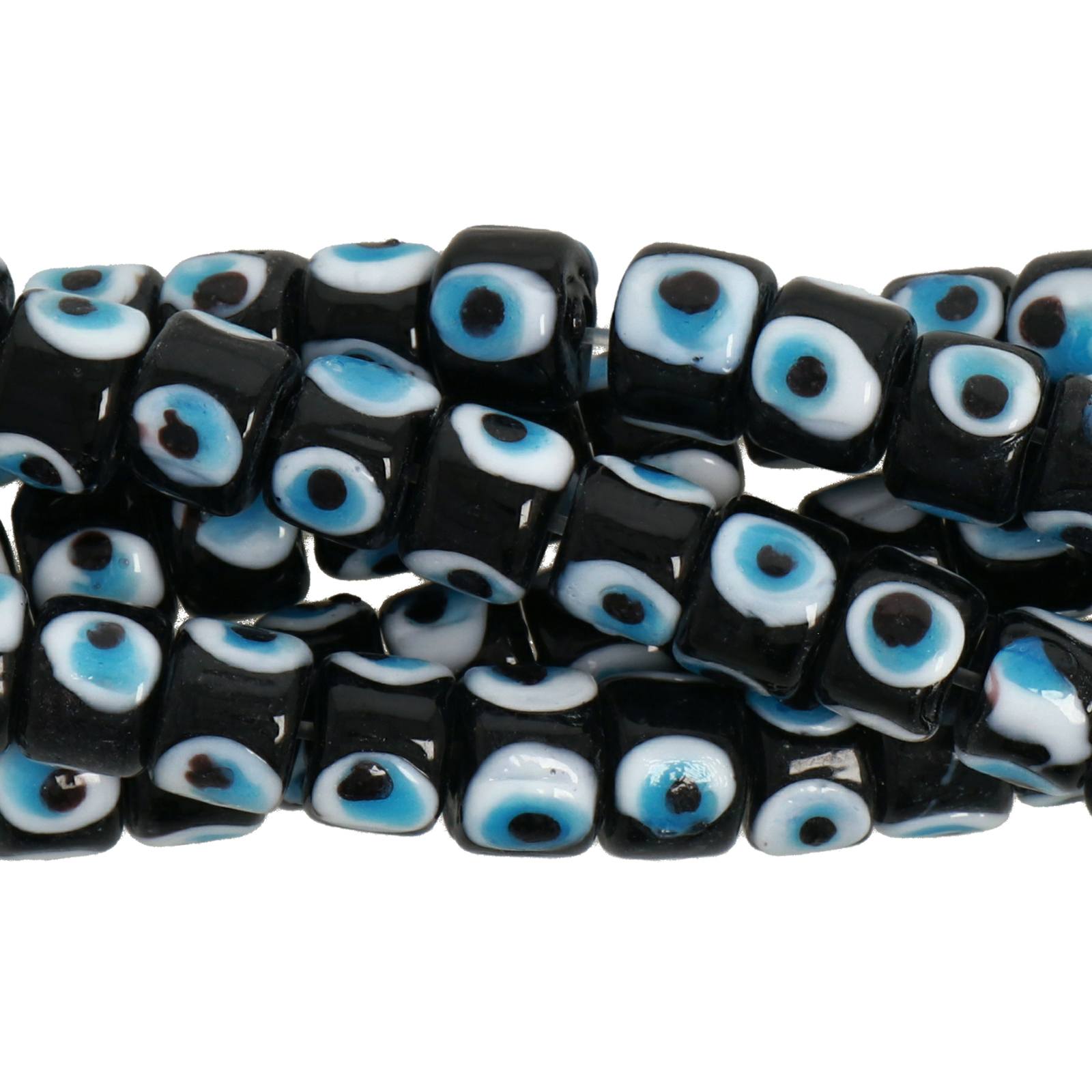 perlen auges allahs schwarz heishi 8x6mm | 15st