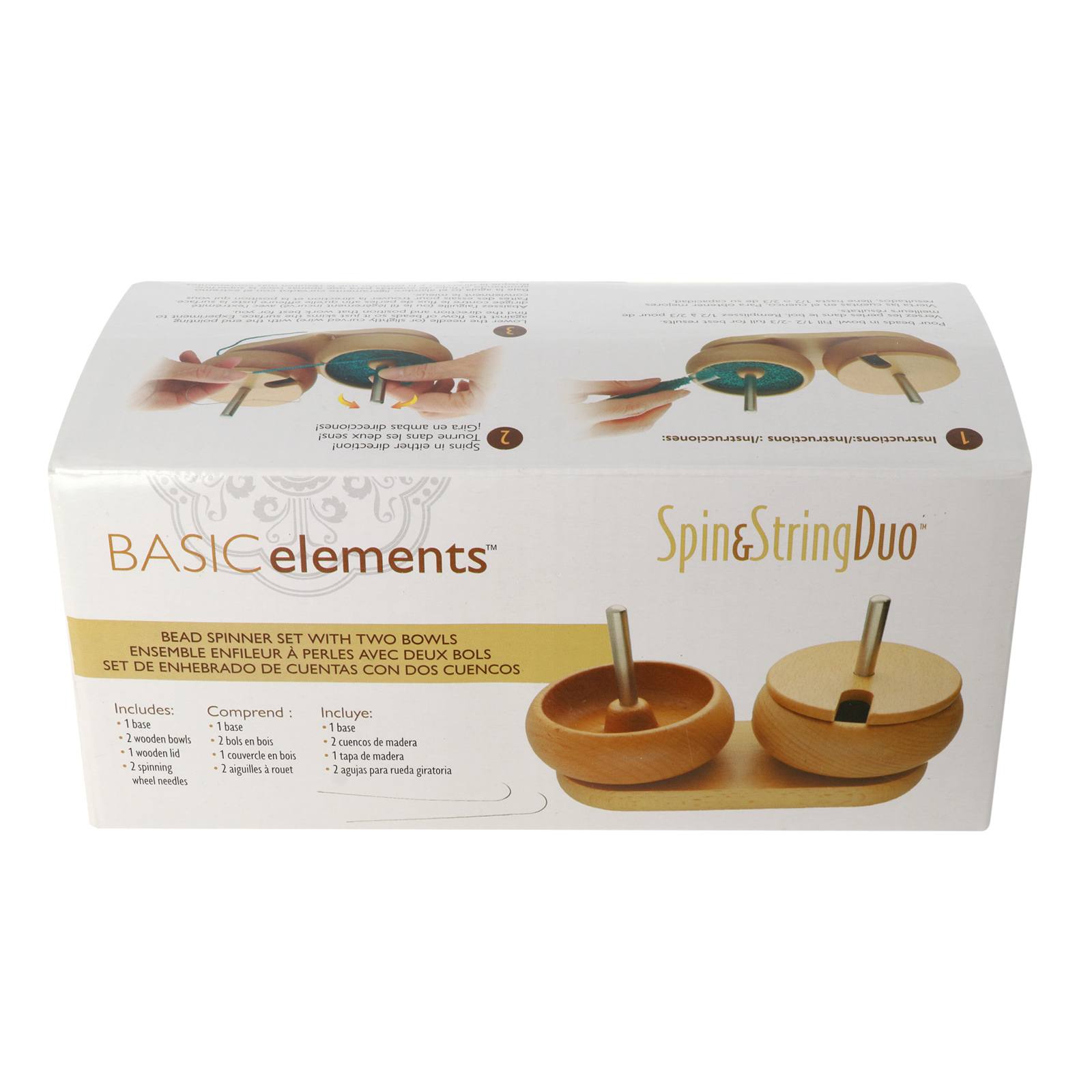 spinning wheel with 2 bowls | 1pc