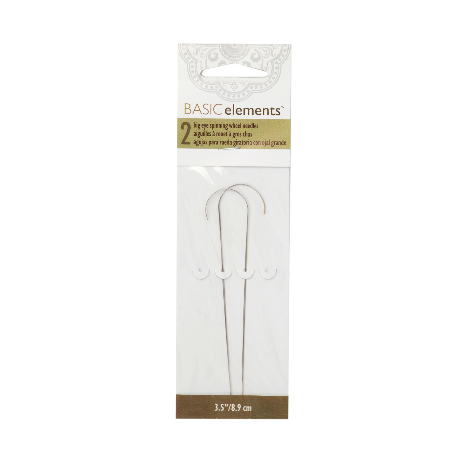 beading needles for spinning wheel big eye 90x0,46mm | 2pc