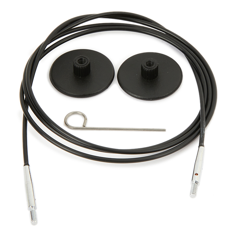 interchangeable needles cables knitpro - nylon black 80cm | 1pc