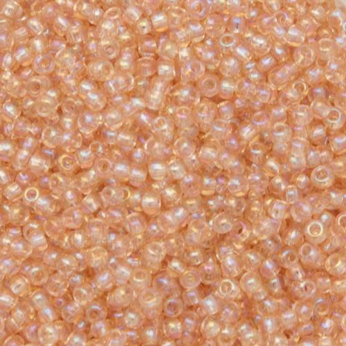 saatperlen toho 11/0 transparent rainbow rosaline (169) | 10gr