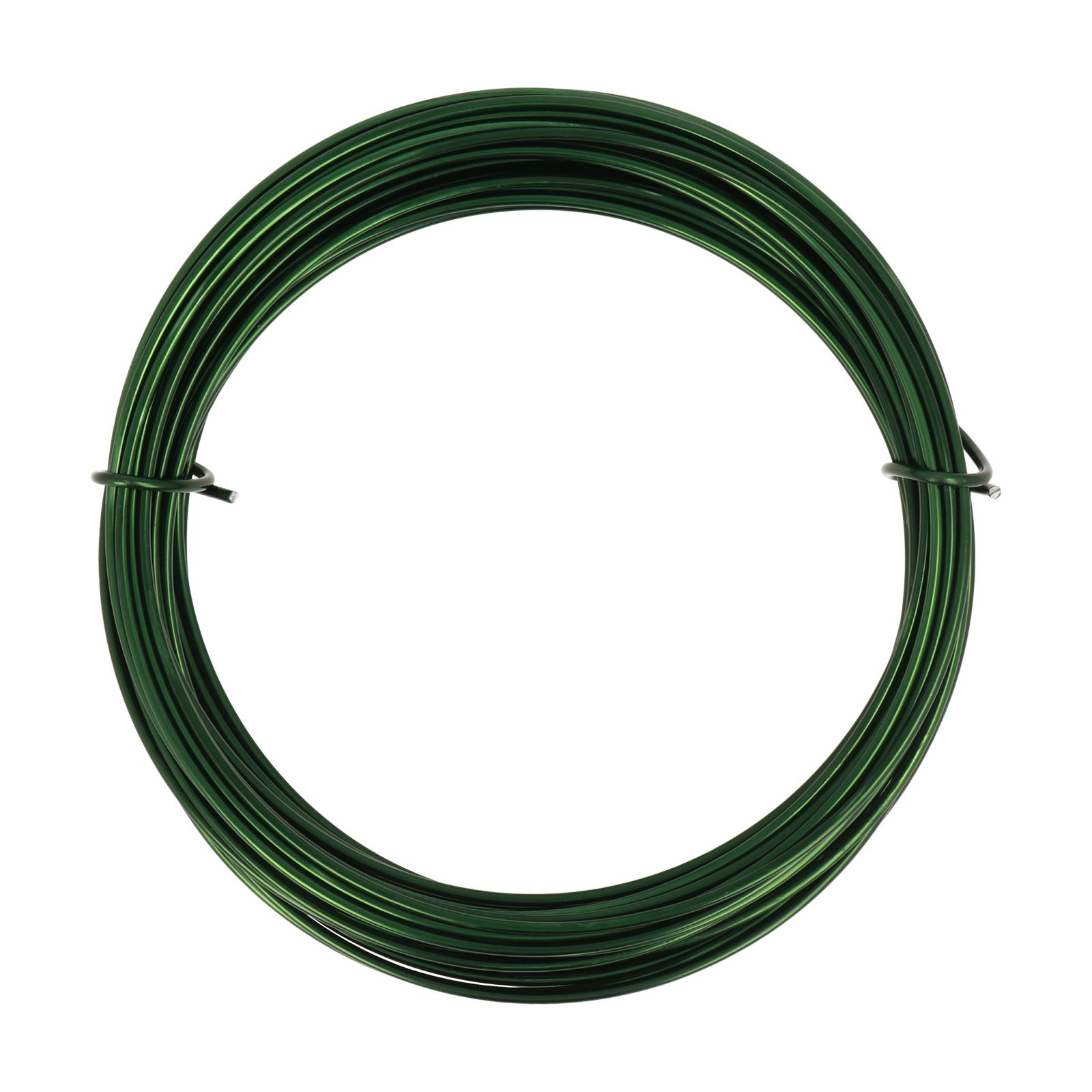 aluminium-draht olive green - durchmesser 2mm - spule 12mt | 1st