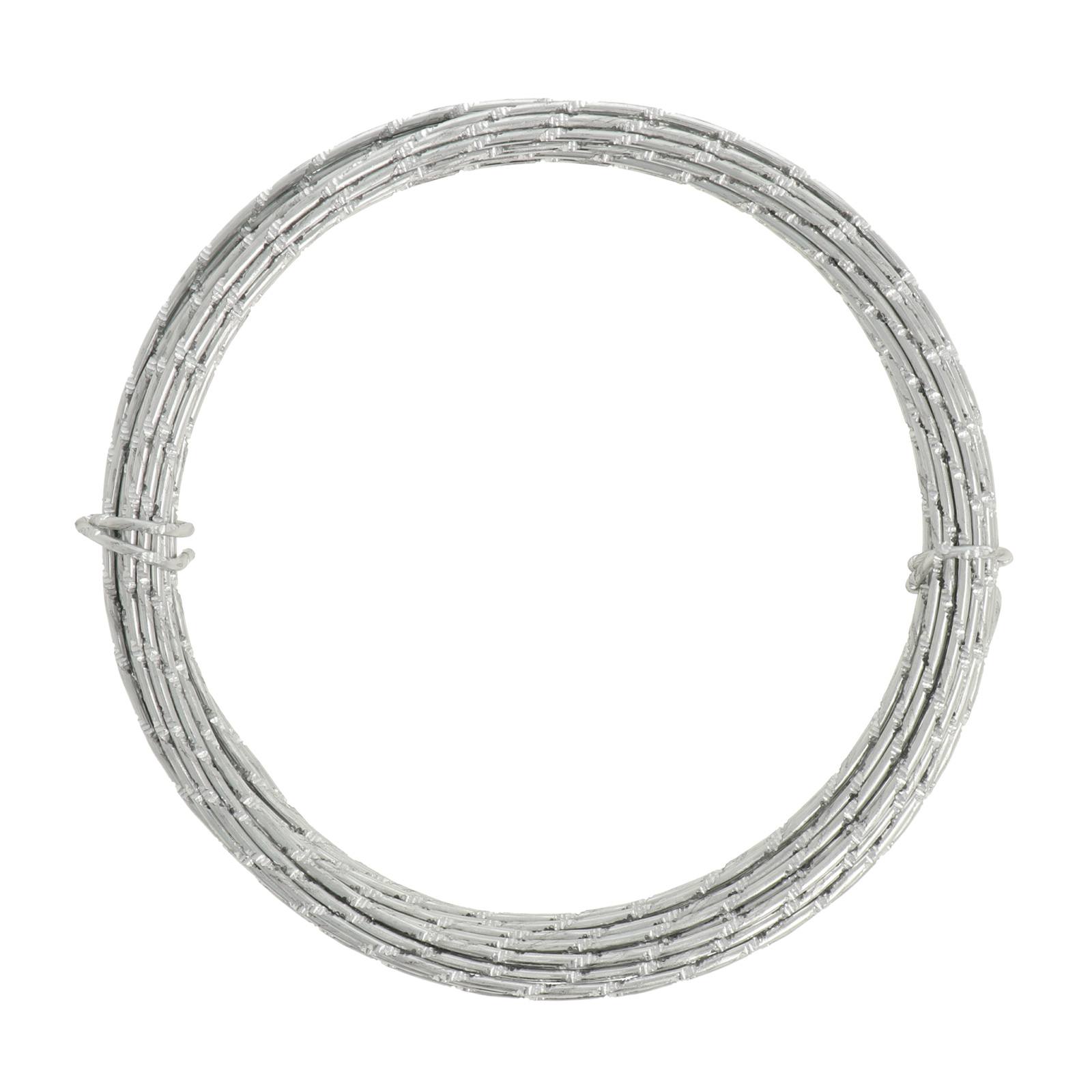 aluminium-draht silber diamond - durchmesser 2mm - spule 10mt | 1st
