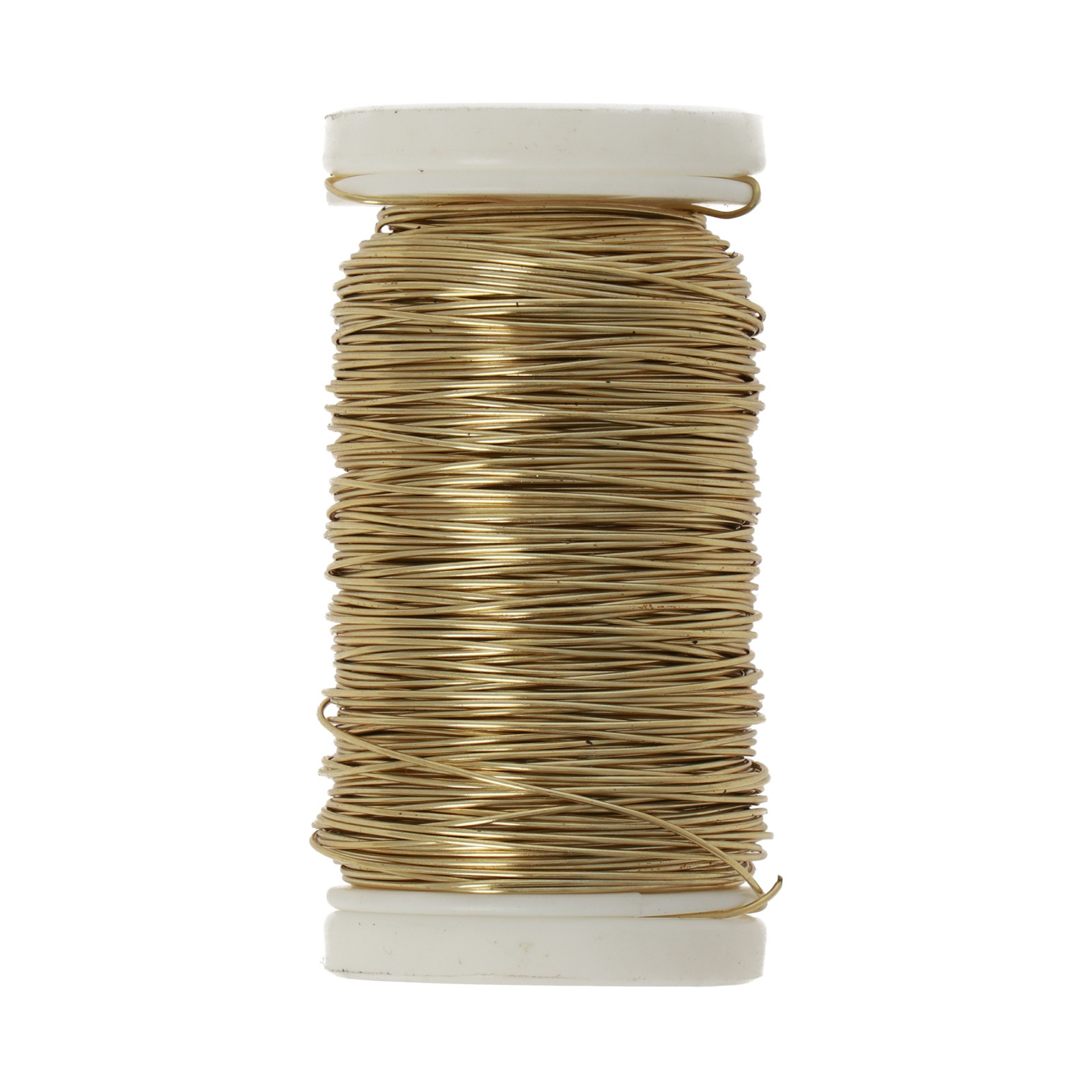gold lacquered iron wire 0,5mm - 50mt spool | 1pc