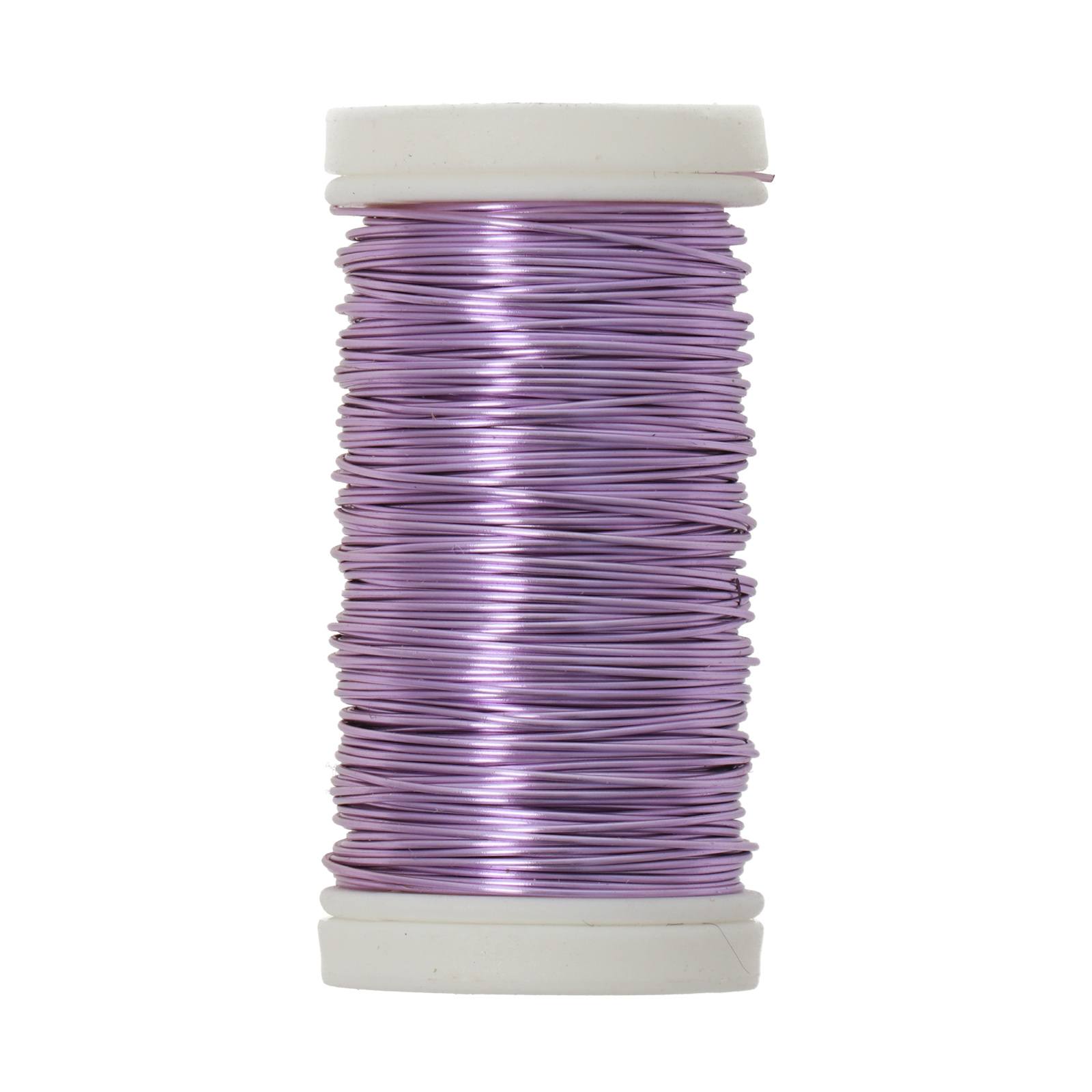 lavender lacquered iron wire 0,5mm - 50mt spool | 1pc