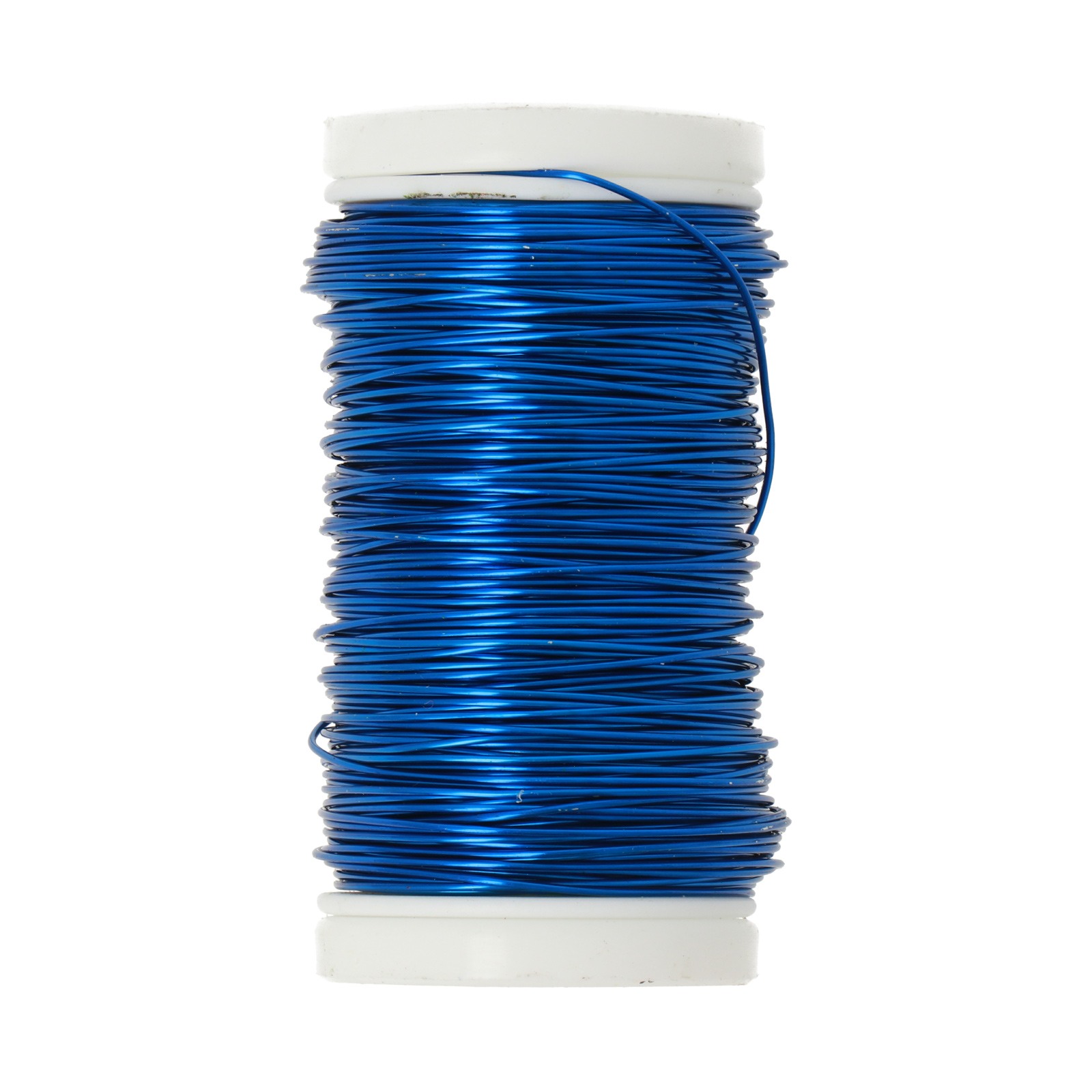 blue lacquered iron wire 0,5mm - 50mt spool | 1pc