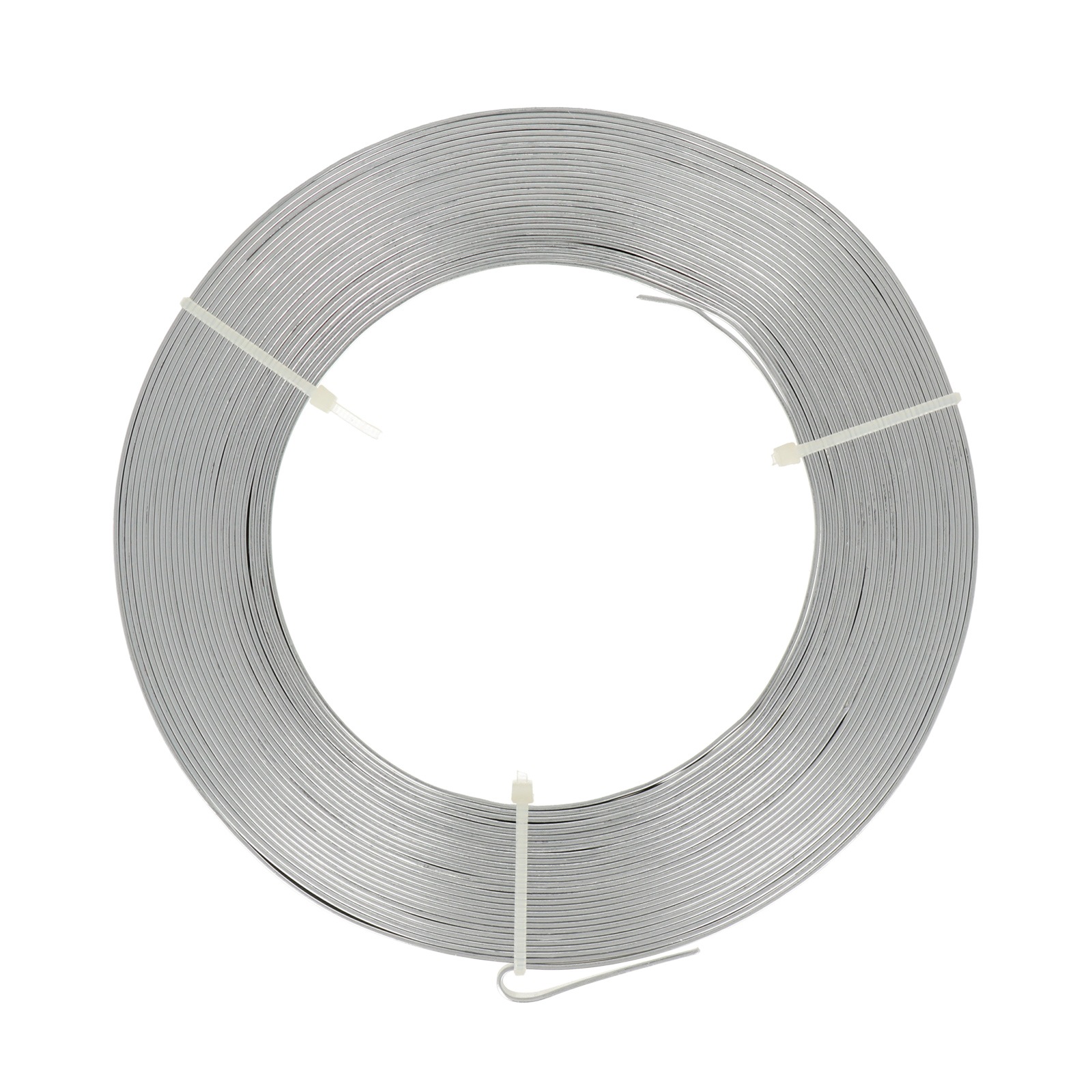 flacher aluminium-draht silver 5x1mm- spule 10mt | 1st