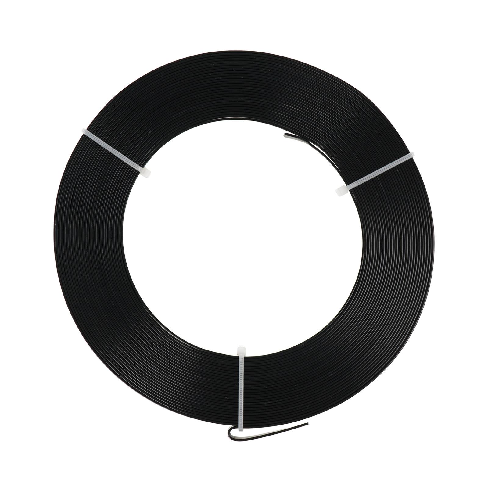 flacher aluminium-draht black 5x1mm- spule 10mt | 1st