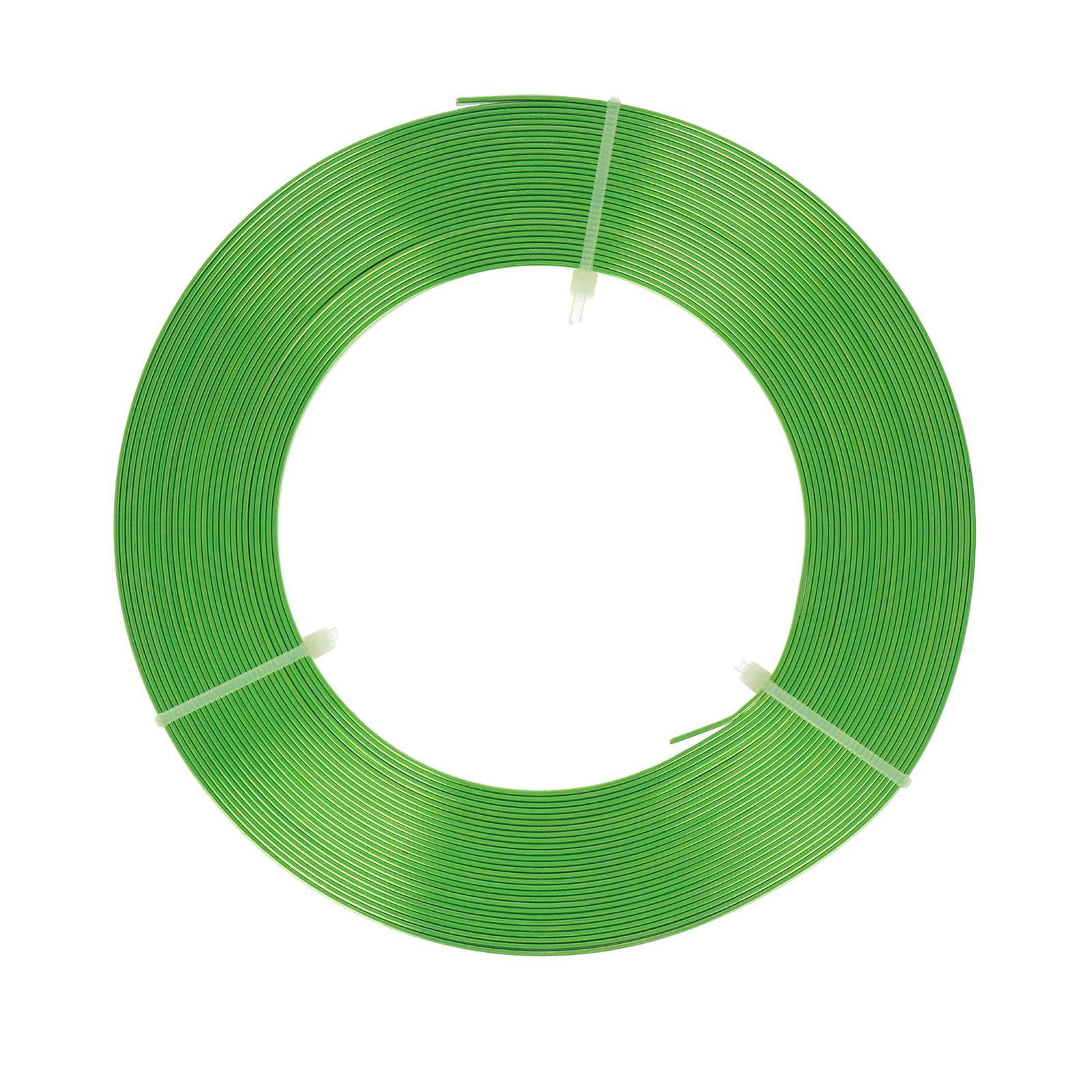 flacher aluminium-draht green 5x1mm- spule 10mt | 1st