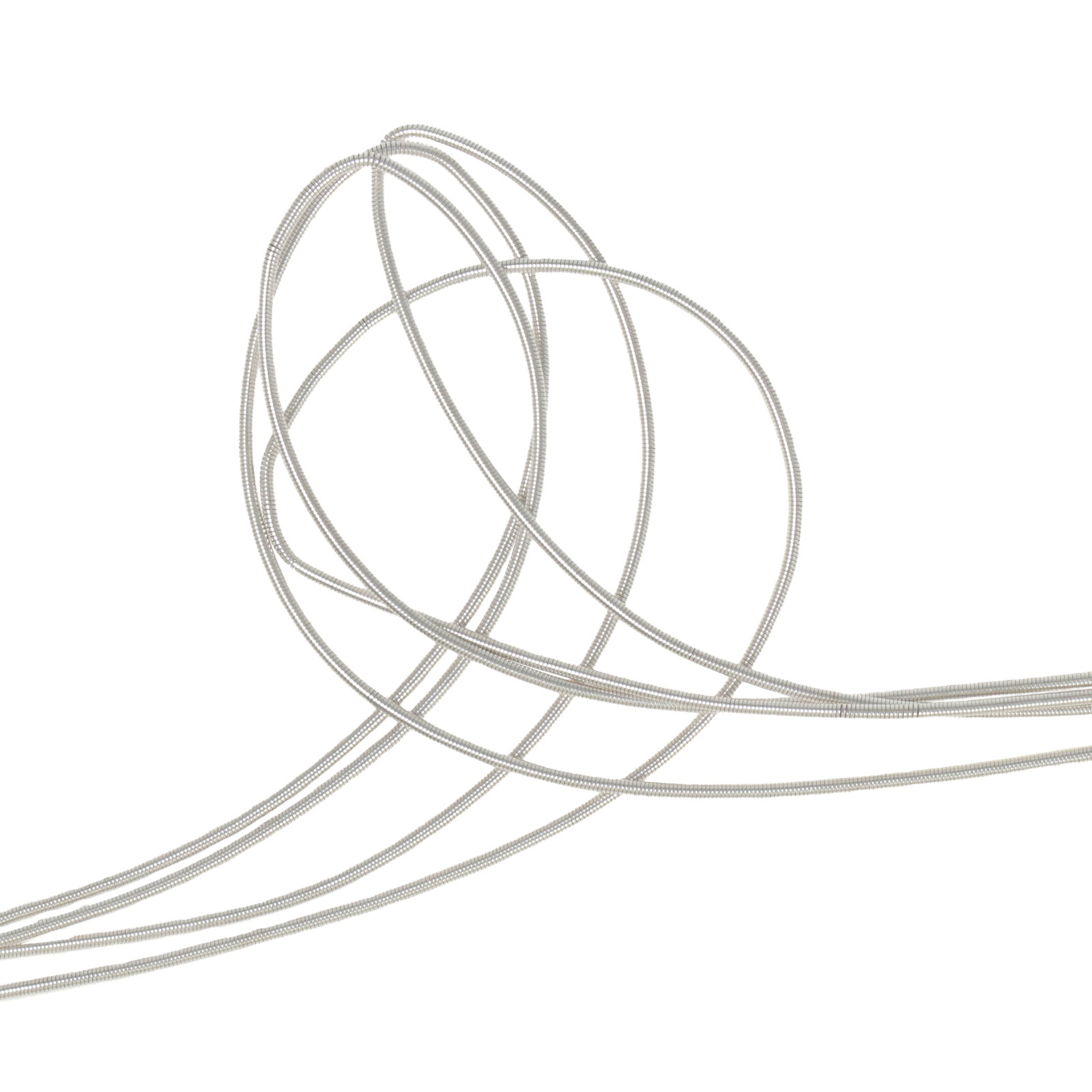 silver plated french wire 0,70mm - 4x35-40cm package | 1pc