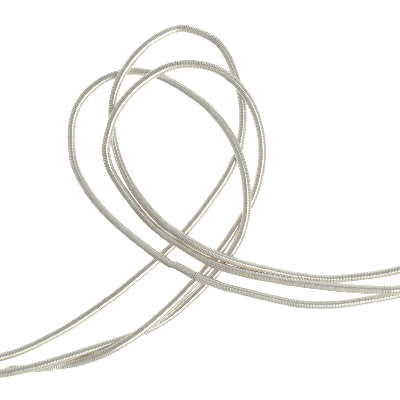 silver plated french wire 1,1mm - 3x35-40cm package | 1pc