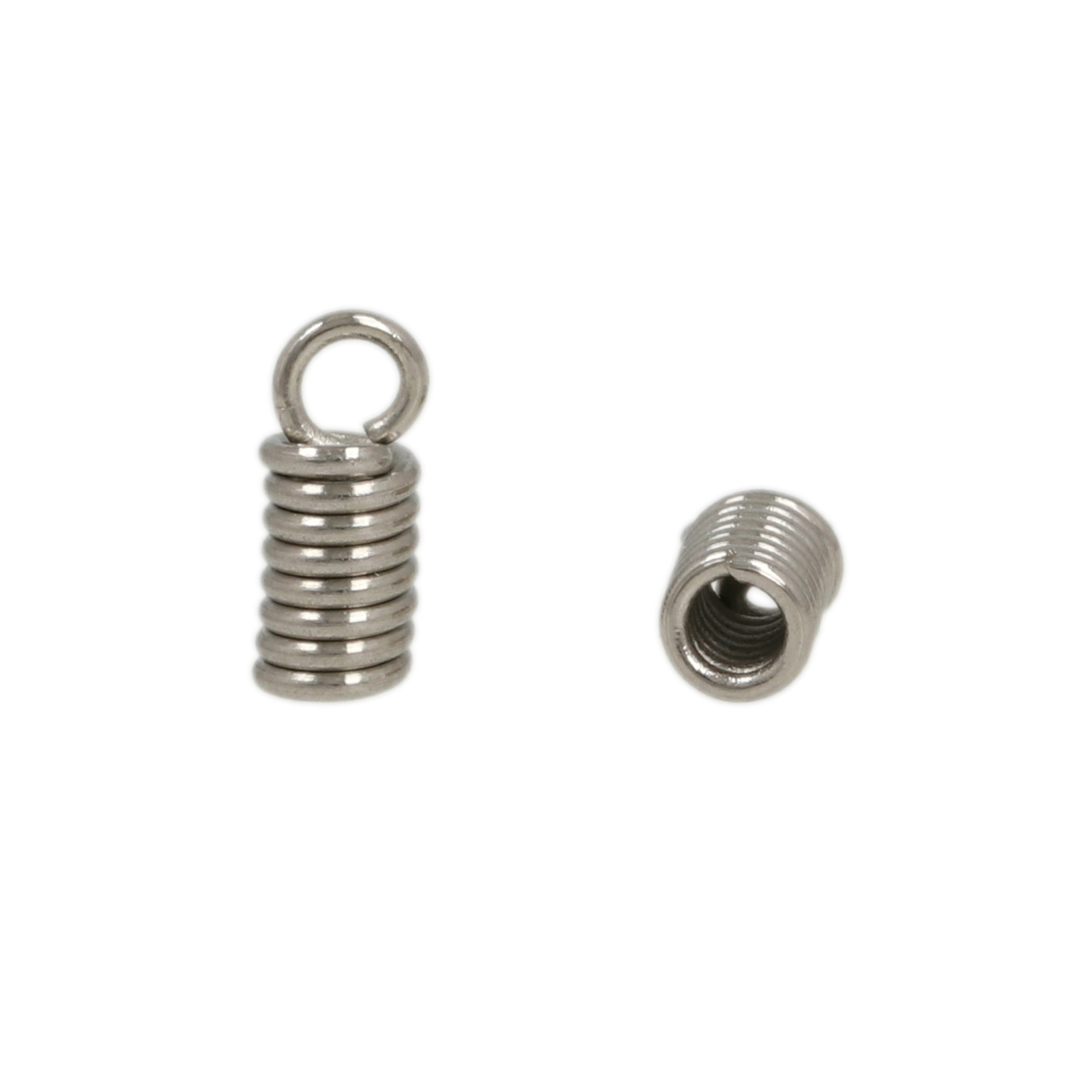 stainless steel crimp end 6x3mm (width 2mm) | 40pc